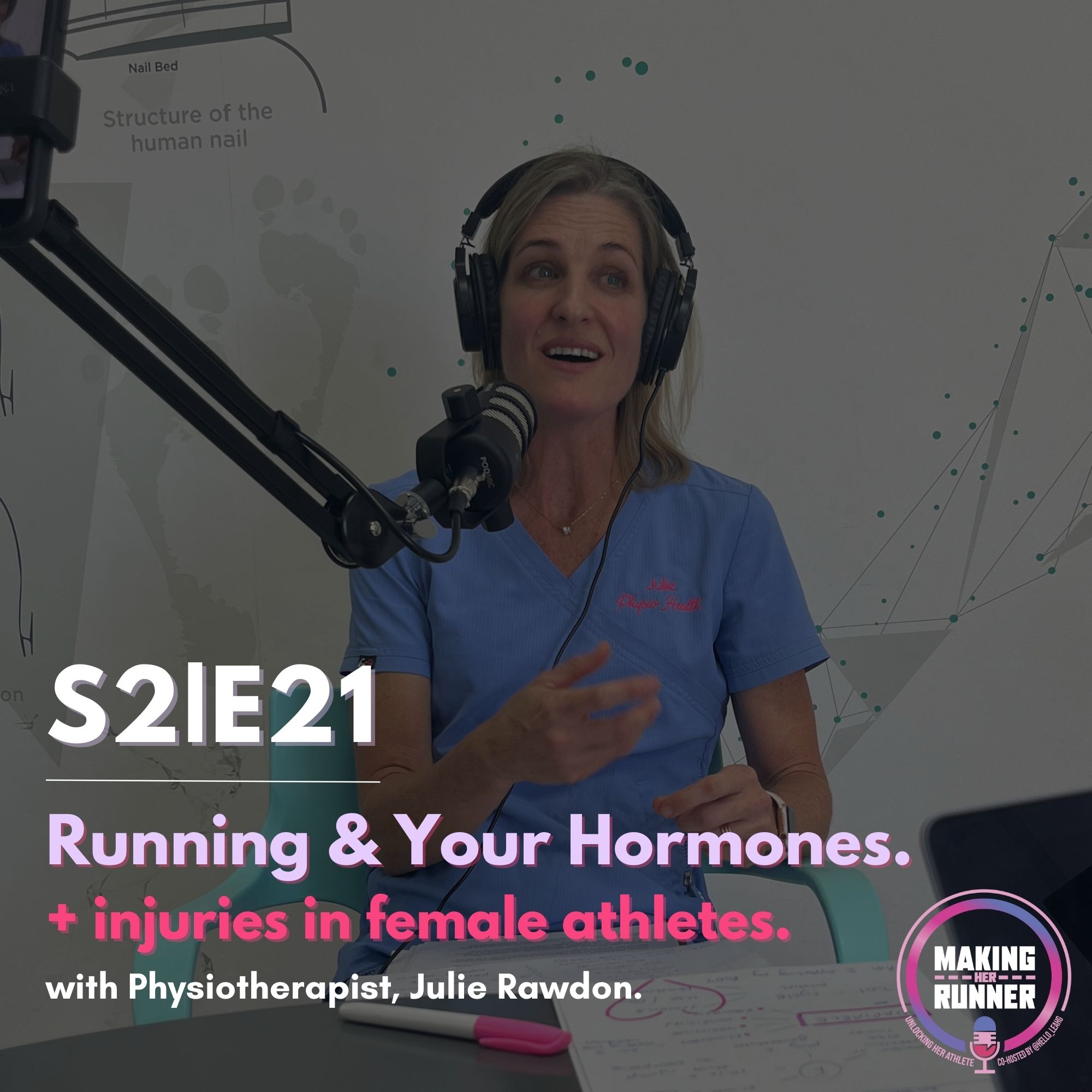 S2|E21 - Running & Your Hormones + Injuries in Female Athletes, with Julie Rawdon.