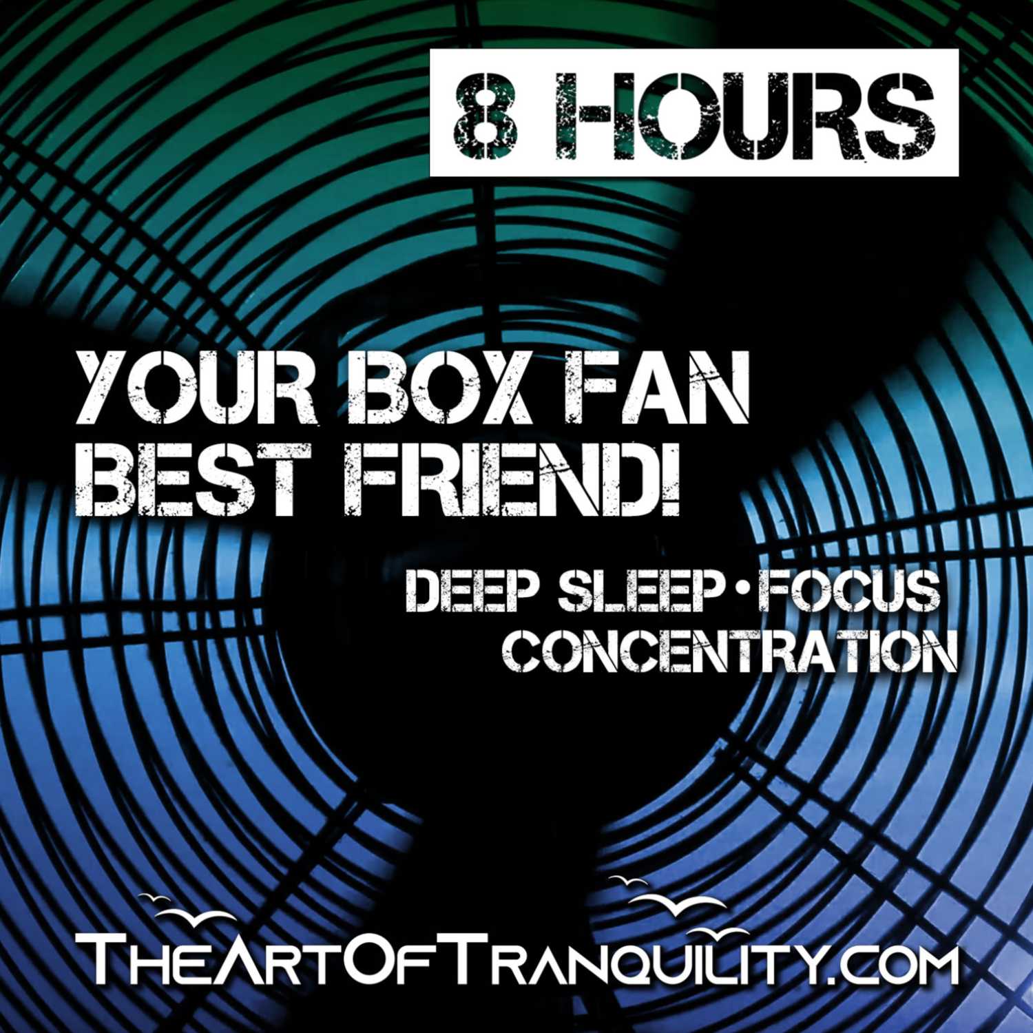 YOUR BOX FAN BEST FRIEND FOR DEEP SLEEP | Sleep, Focus, Concentration | 8 Hrs