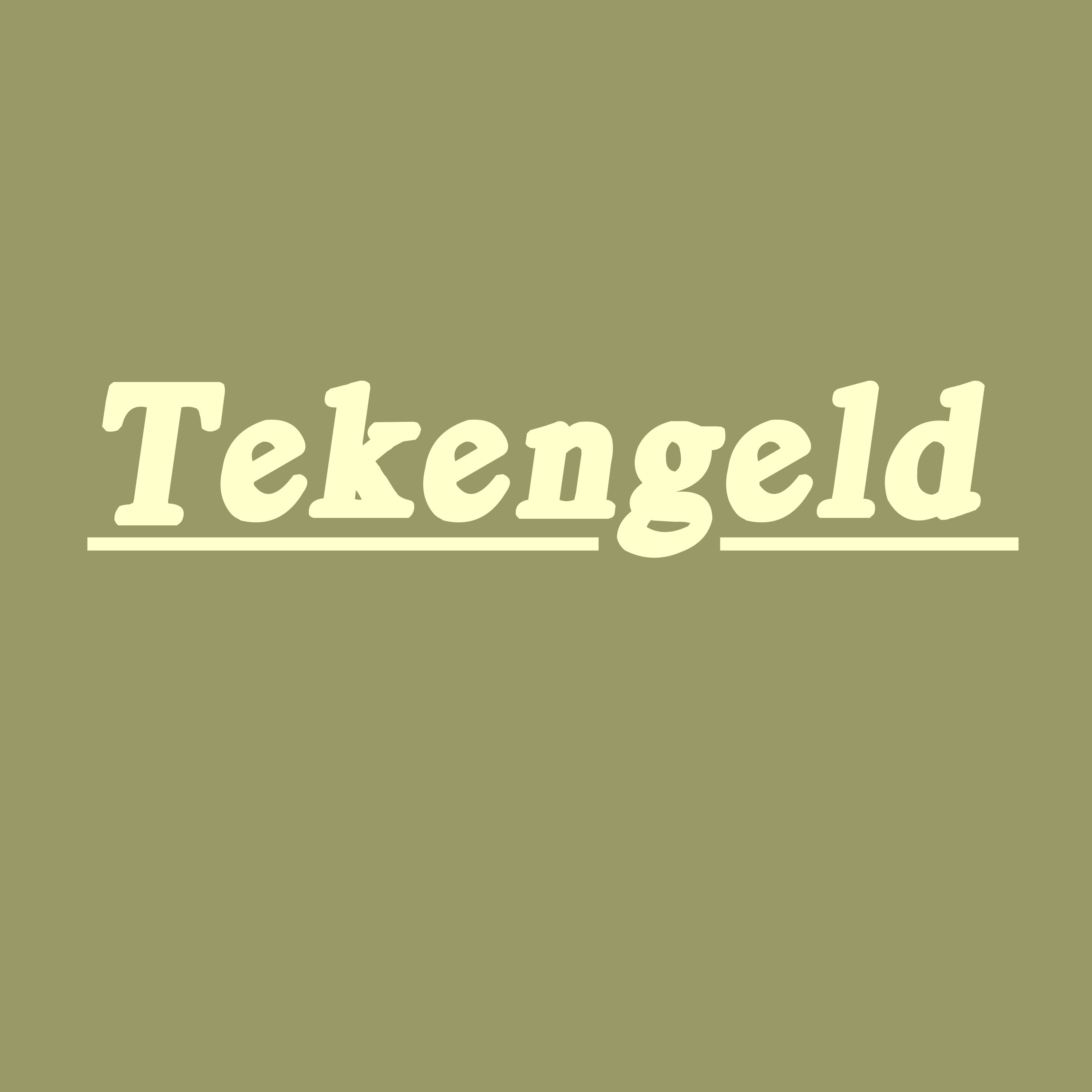 Tekengeld 