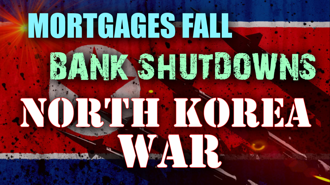 Mortgages Fall, Bank Shutdowns & N. Korea War 08/16/2023 - Audio