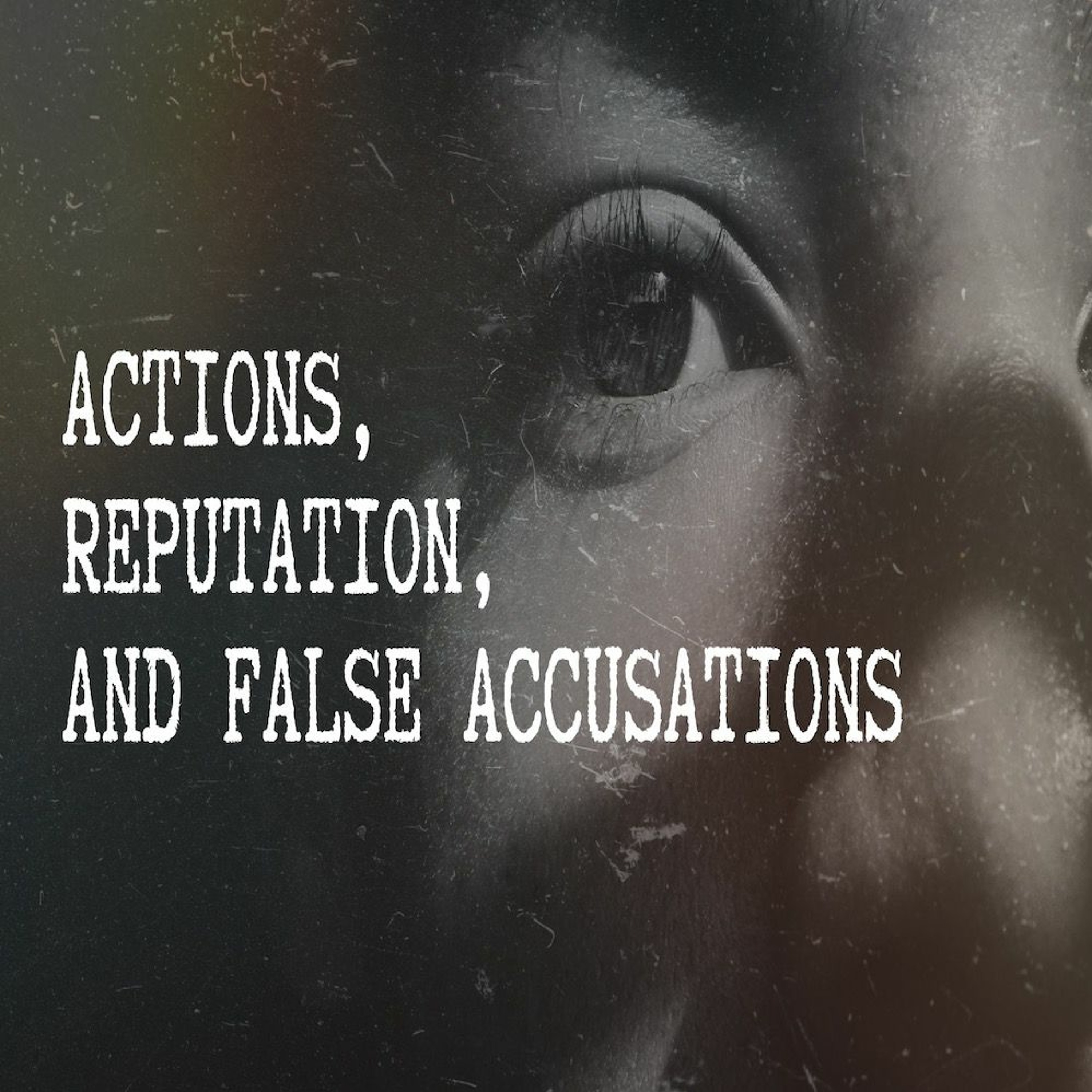 Actions, Reputation, and False Accusations