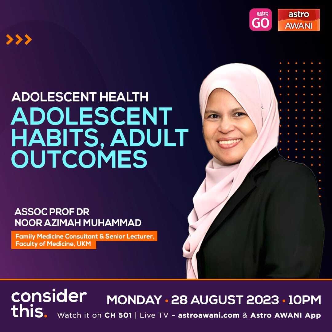 Consider This: Adolescent Health - Adolescent Habits, Adult Outcomes