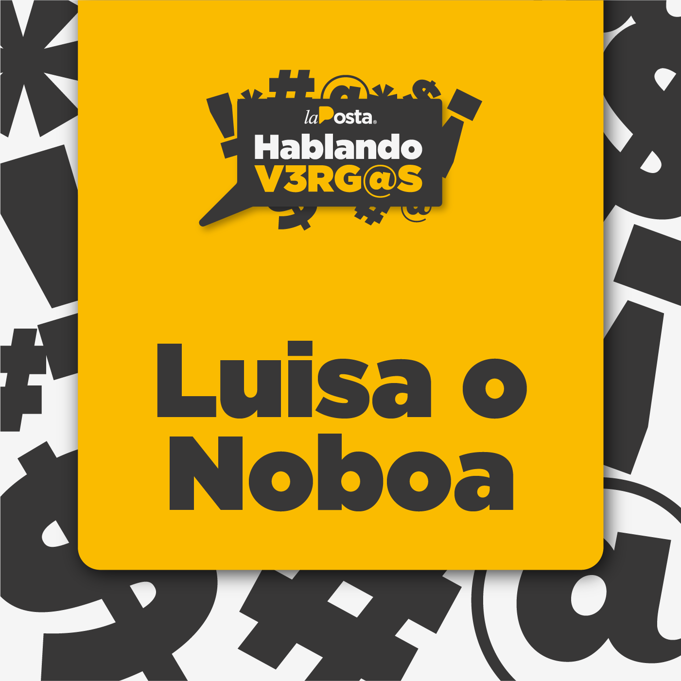 Luisa o Noboa