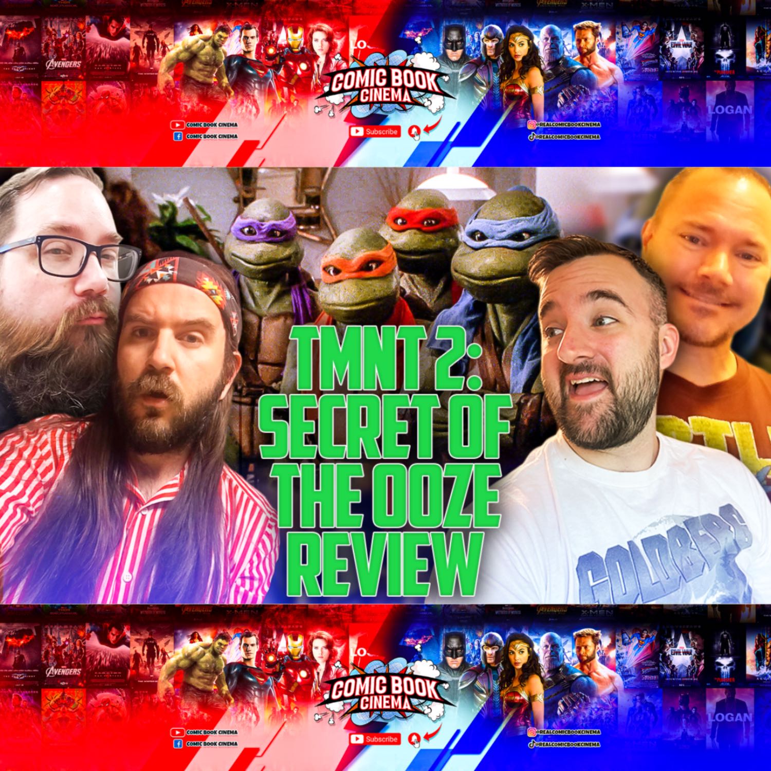 Teenage Mutant Ninja Turtles II: Secret of The Ooze Review (Feat. Shane-O, Wes Adams, & Adam)