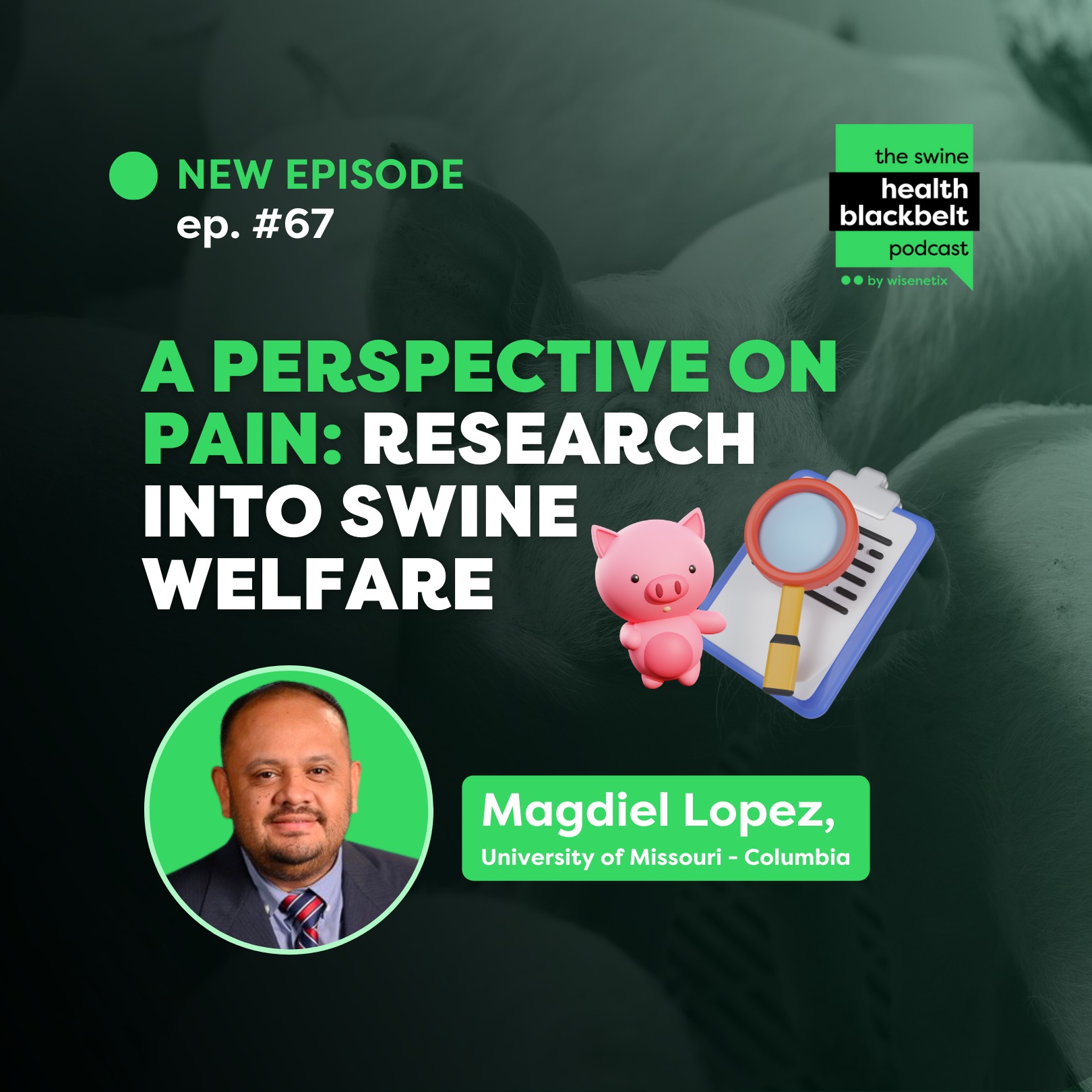 #67 - A Perspective on Pain: Research into Swine Welfare - Magdiel Lopez