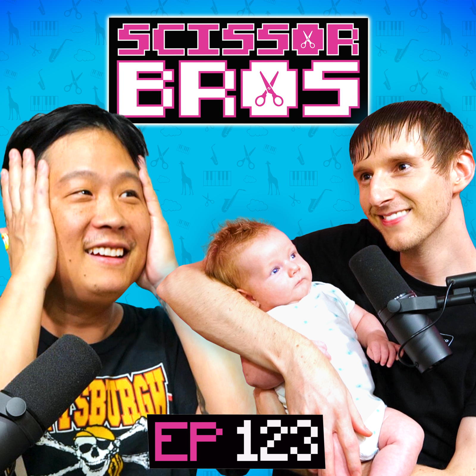 Baby's First Podcast | Scissor Bros w/ Steebee Weebee & Jeremiah Watkins | Ep 123