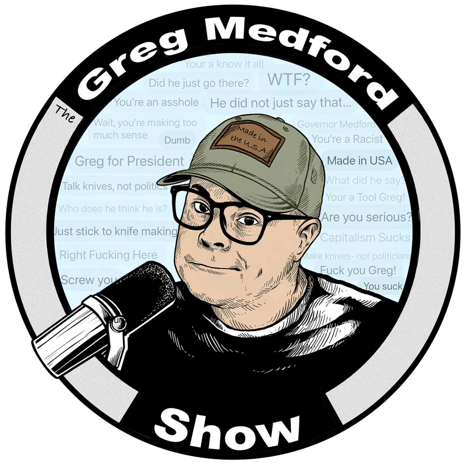 ⁣Bladesmith Josh Navarrete on the Greg Medford Show