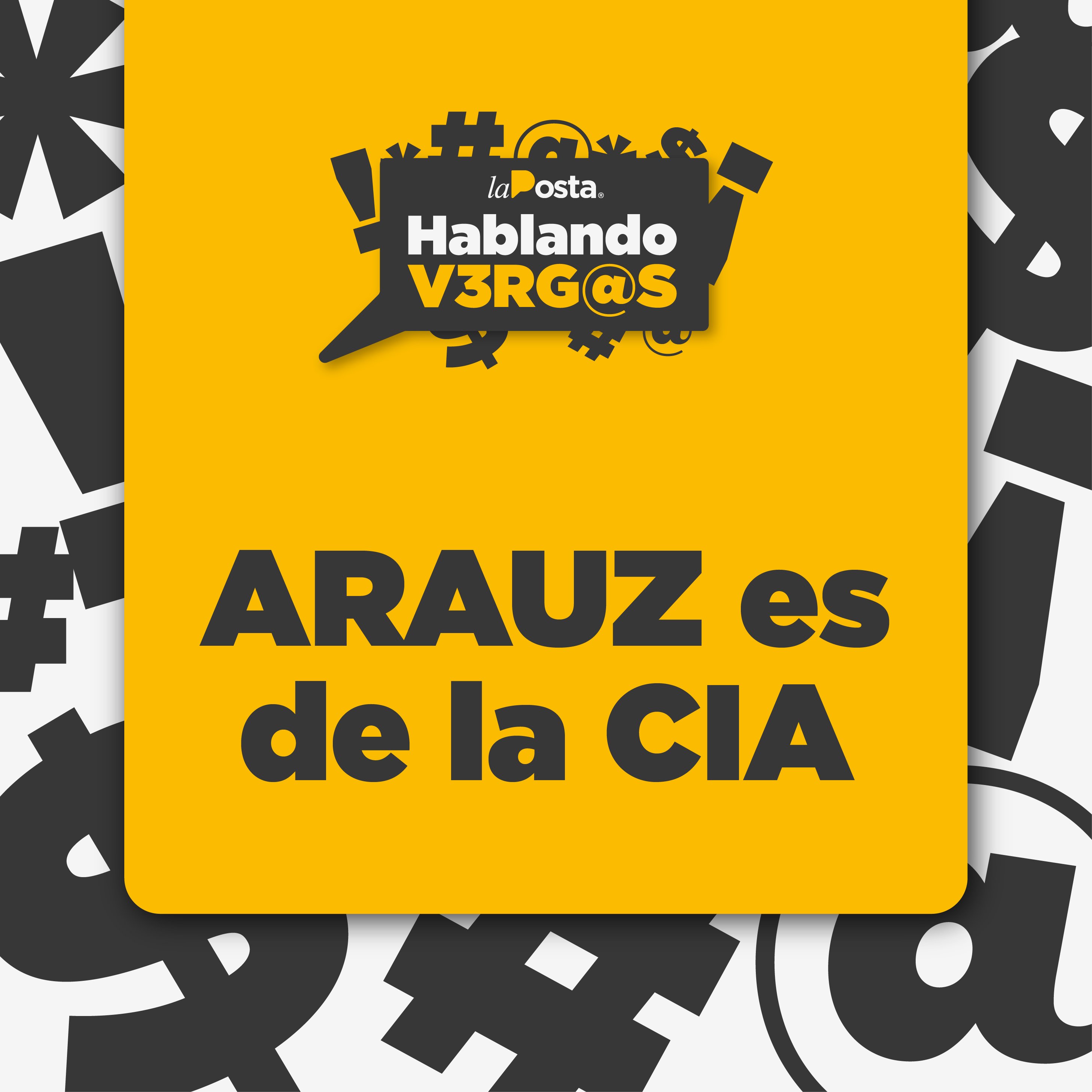 ARAUZ es de la CIA