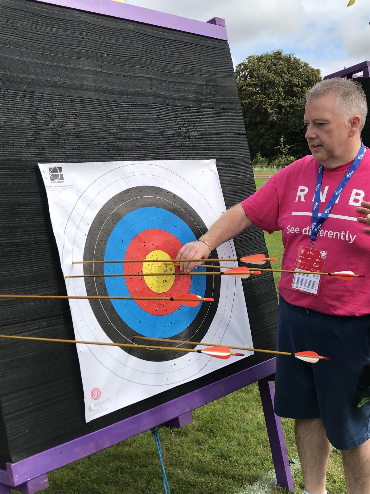 Archery Have A Go Session For Blind And Partially Sighted People