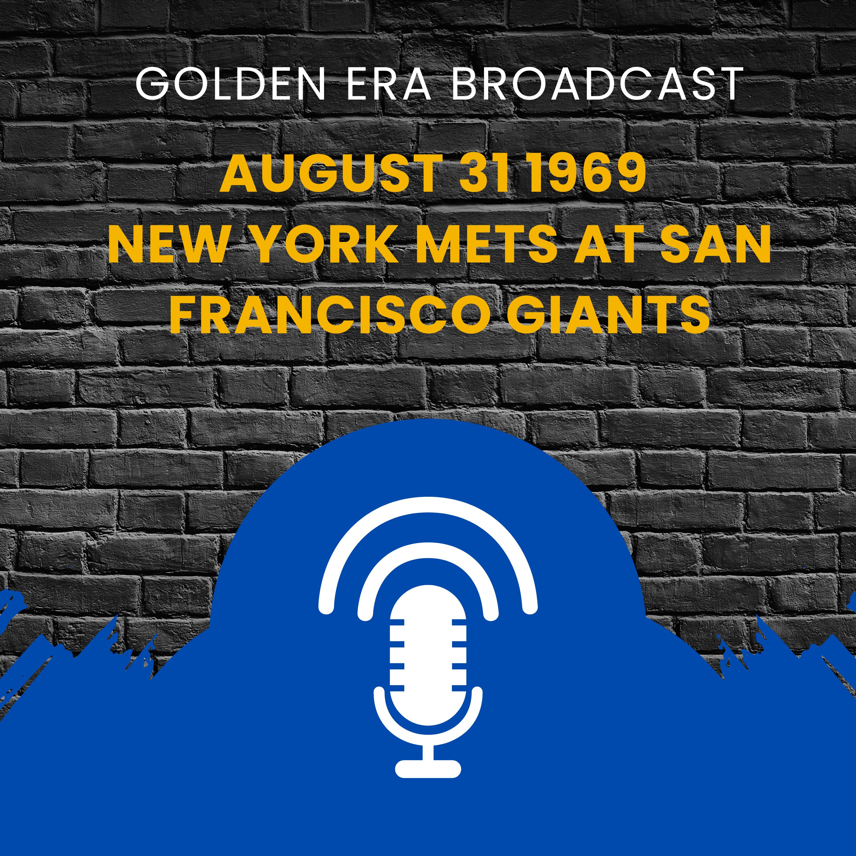 ⁣August 31 1969 New York Mets at San Francisco Giants