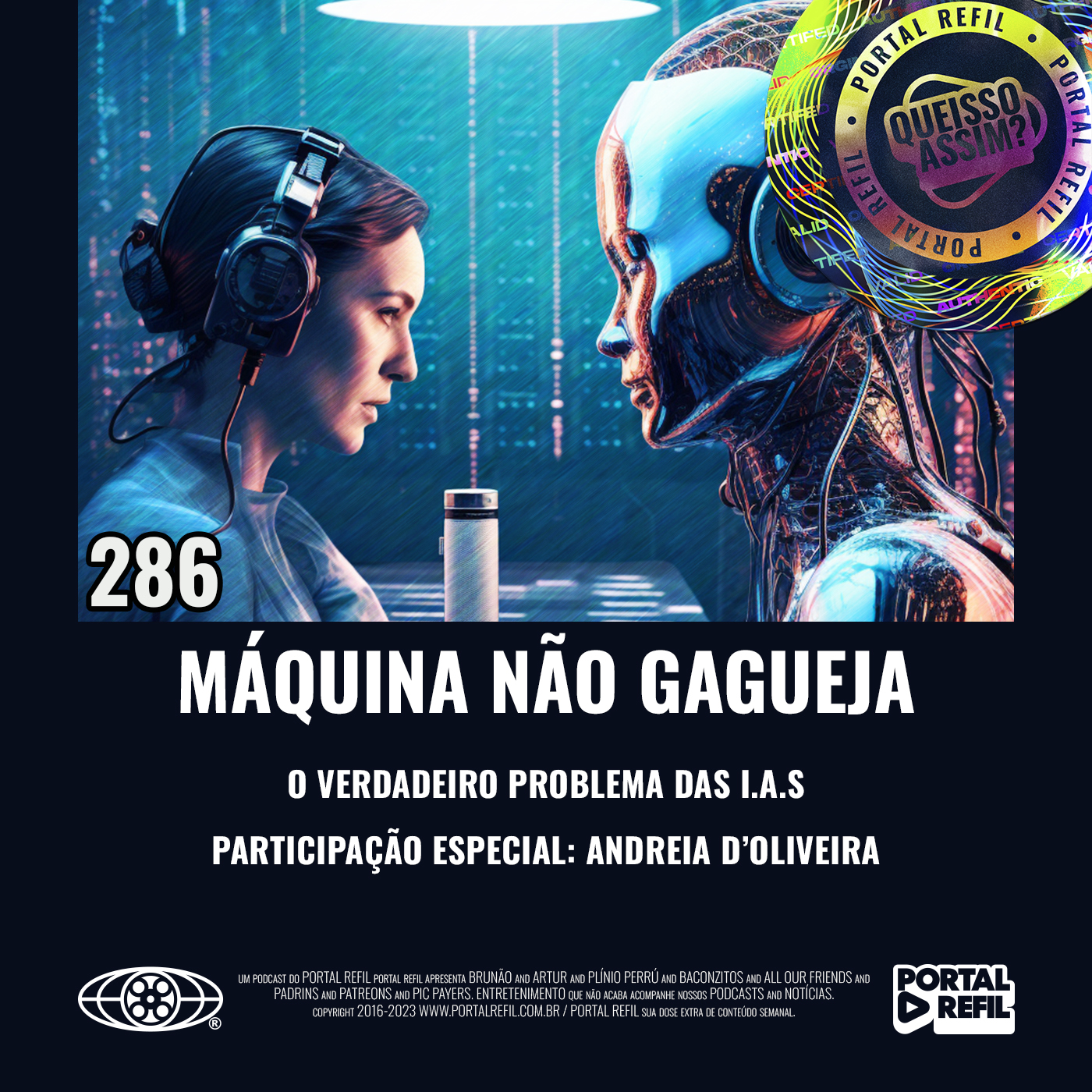 ⁣QueIssoAssim 286 – Máquina Não Gagueja (O Verdadeiro Problema das I.A.S)