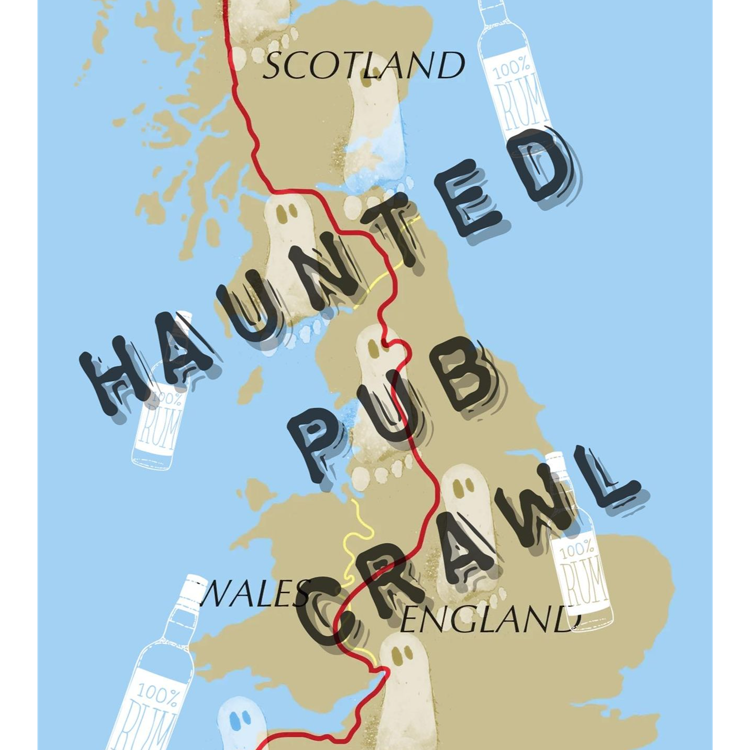 Haunted Pub Crawl - The Busby Stoop Inn and the Antwerp Mansions