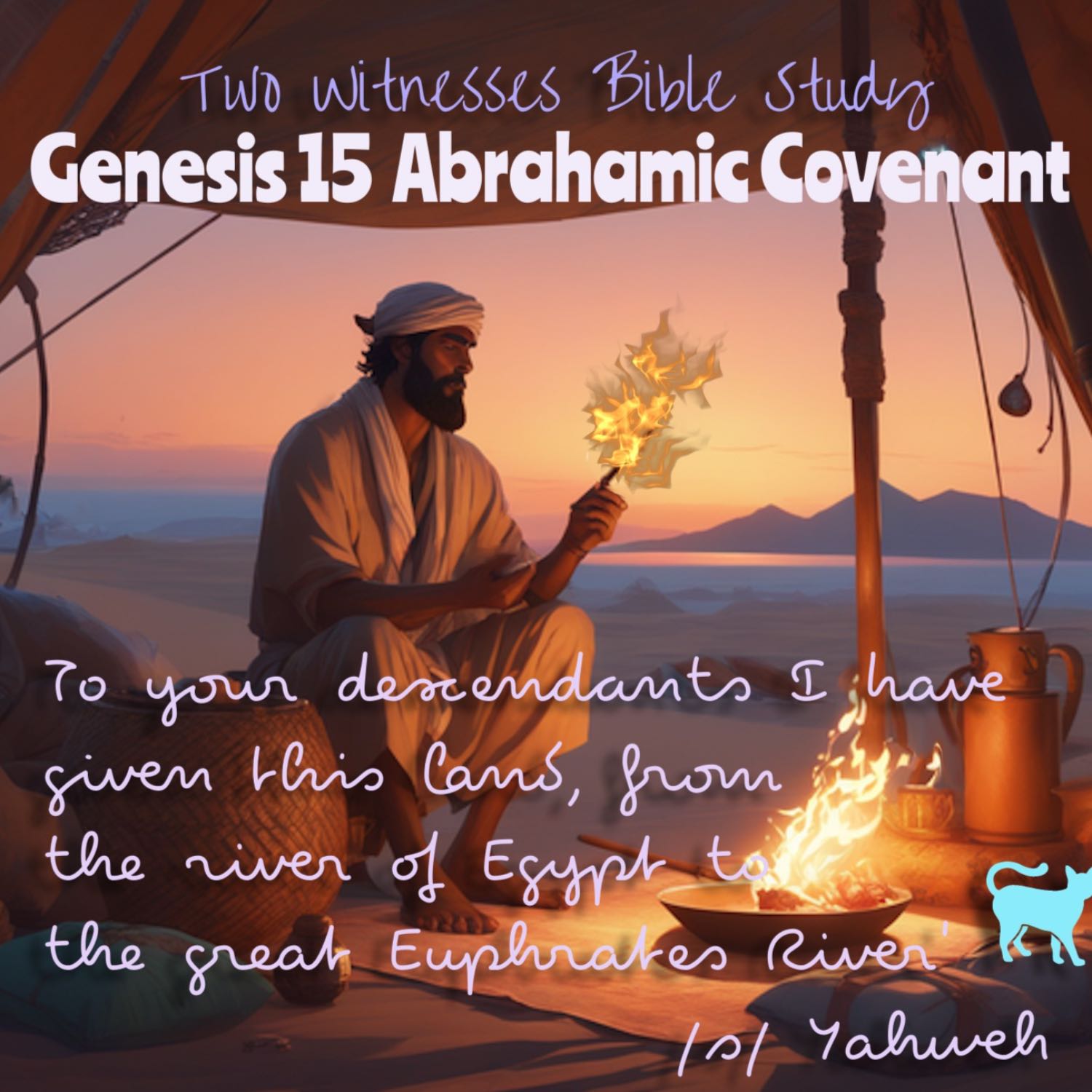 #126  Two Witnesses, Genesis 15, Abraham Covenant 🐄🐐🐏🕊️🐦