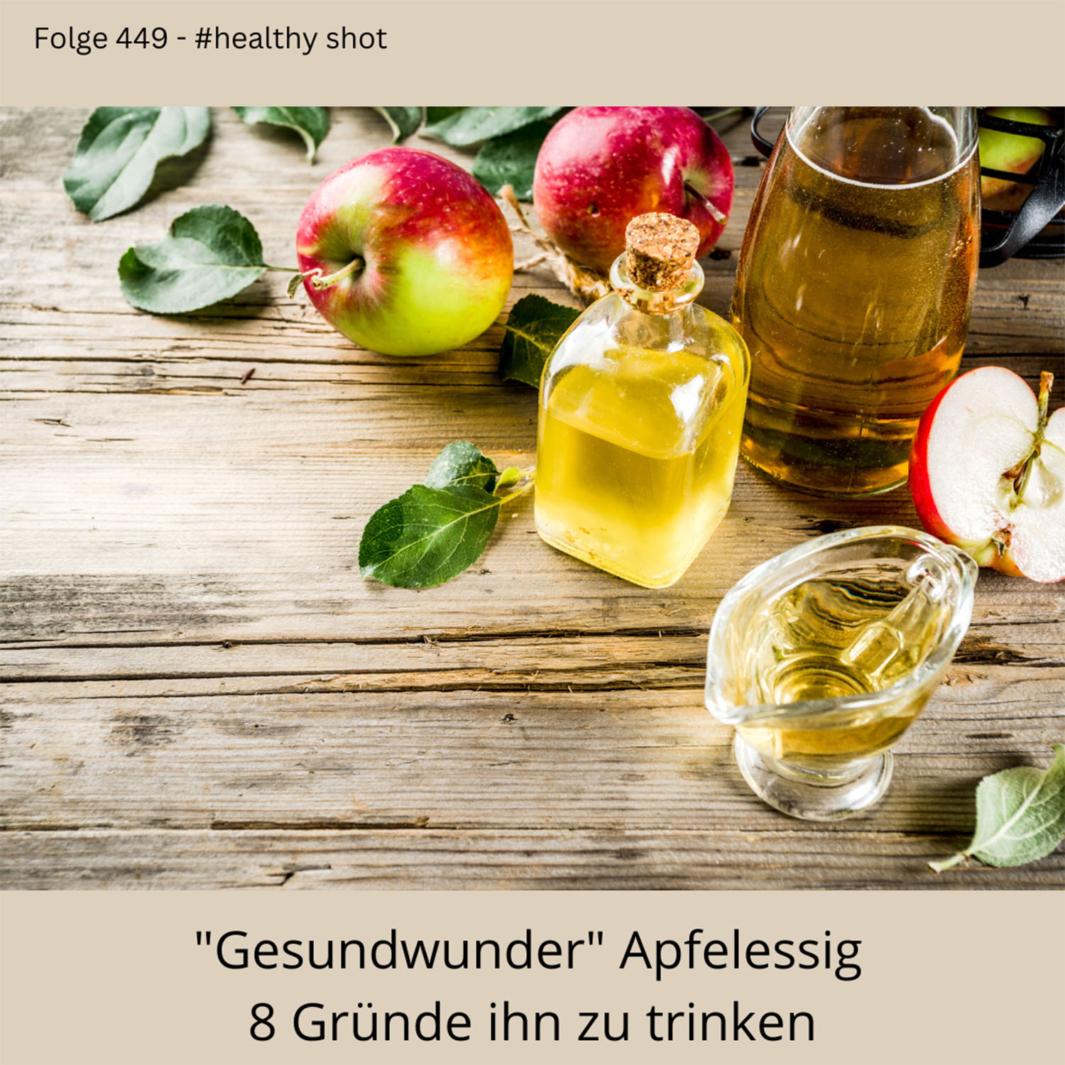 ⁣#healthy shot - "Gesund-Wunder" Apfelessig: 8 Gründe, ihn zu trinken