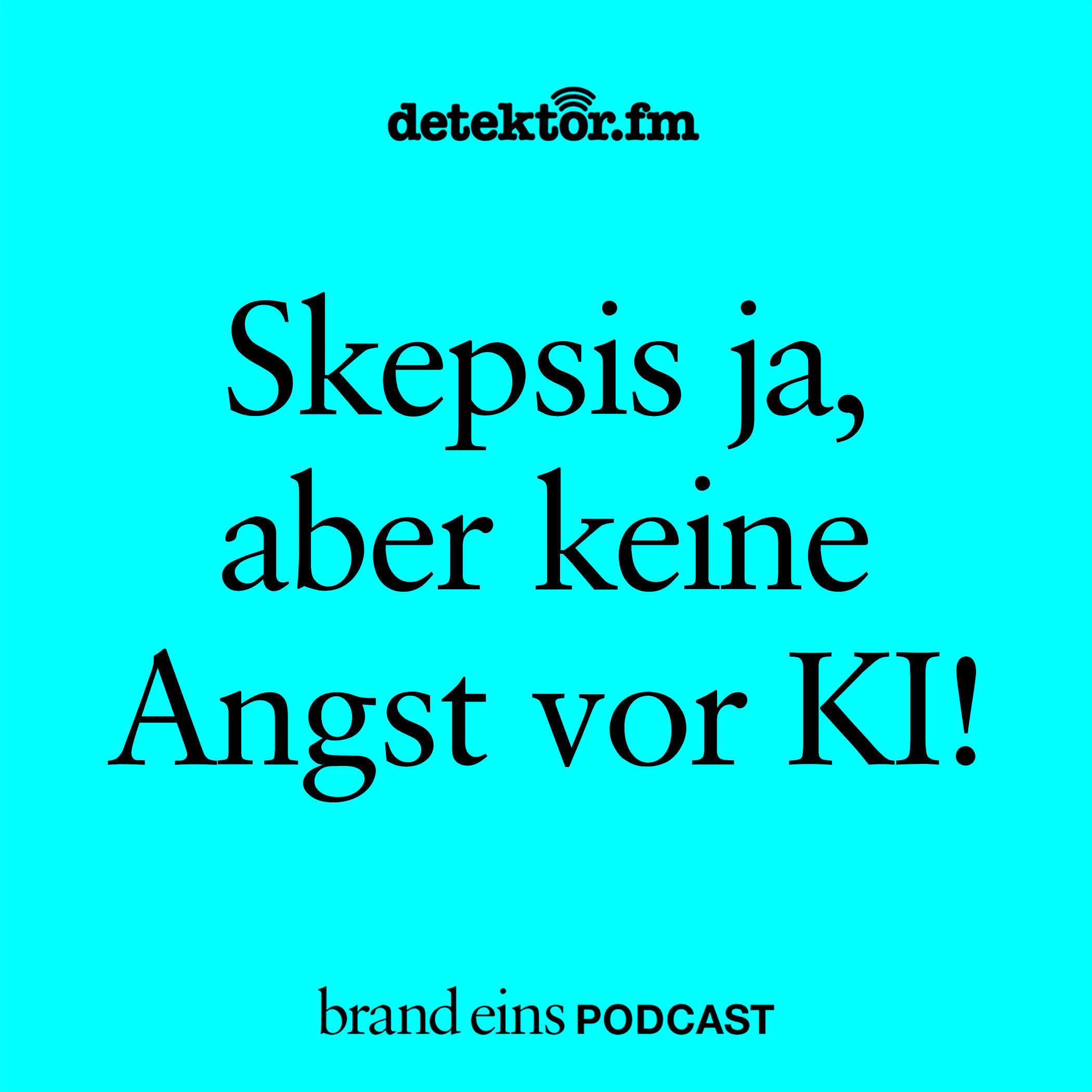 ⁣brand eins-Podcast | Wolfgang Macht – Netzpiloten: Skepsis ja, aber keine Angst vor KI!