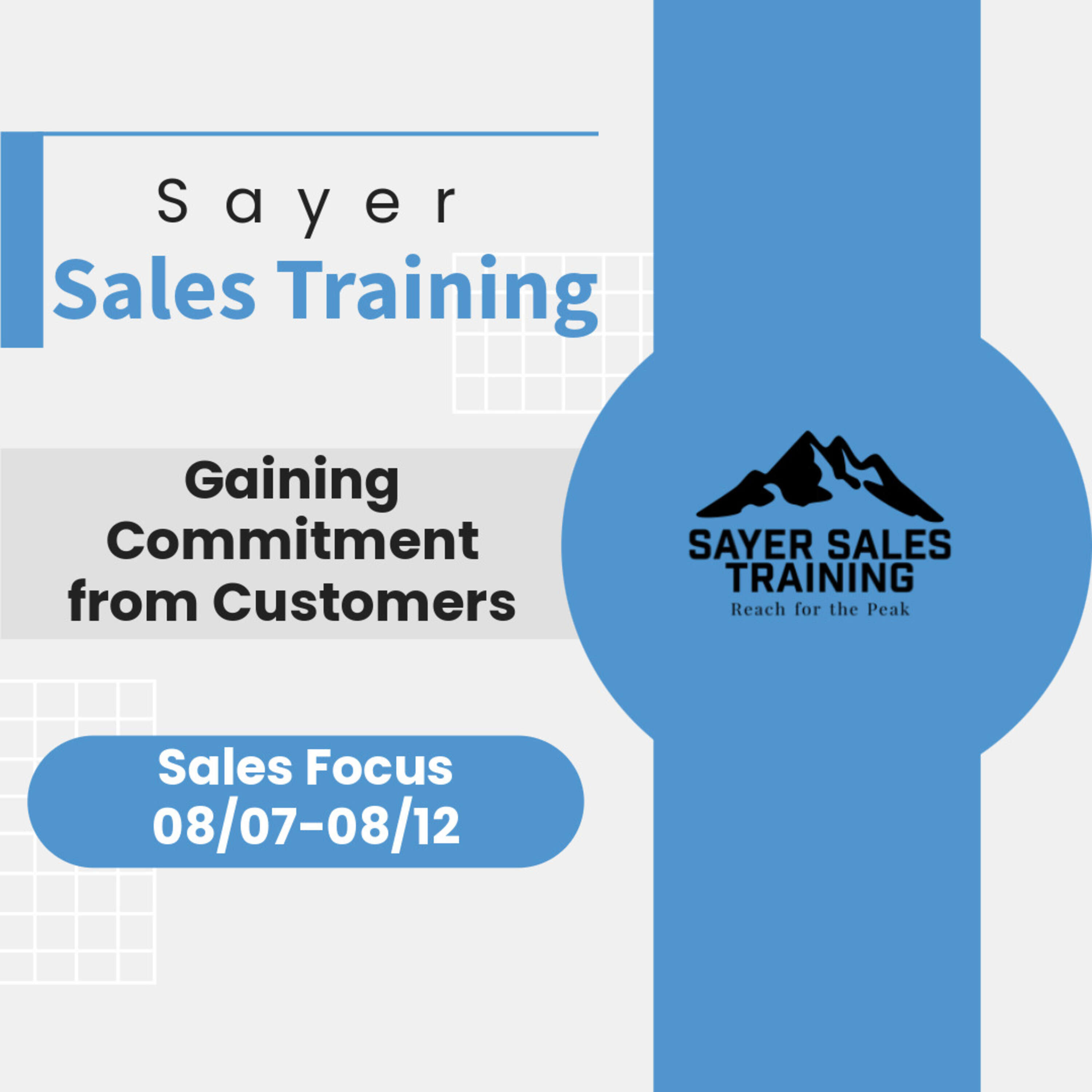 Sales Focus: Gaining Commitment from Customers