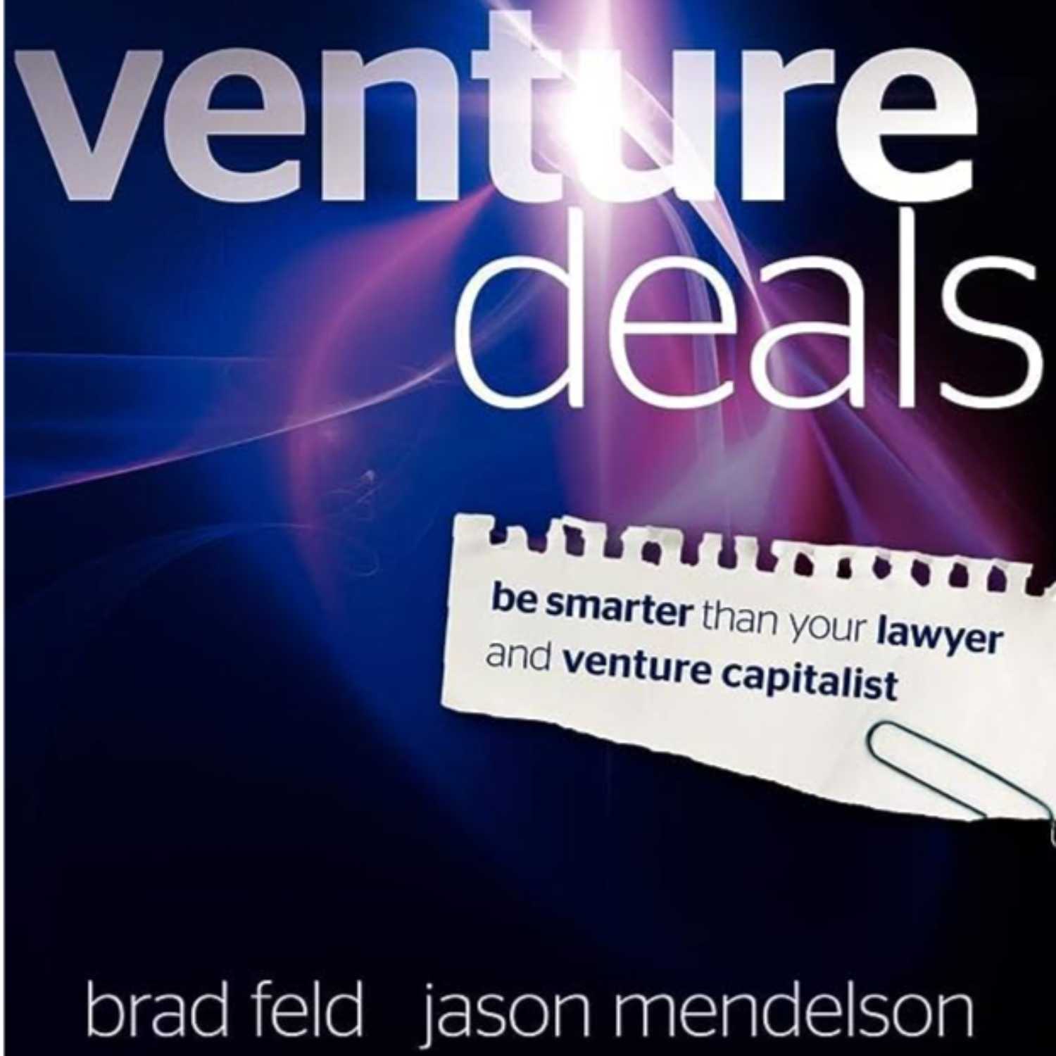  'Venture Deals' de Brad Feld y Jason Mendelson. 