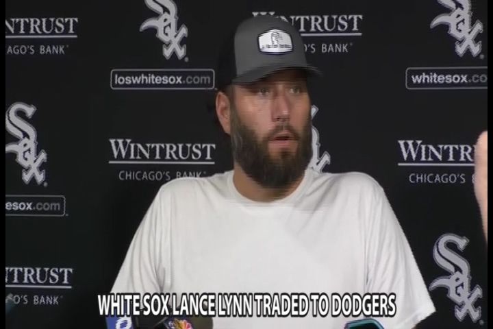 WHITE SOX LANCE LYNN TRADED TO DODGERS