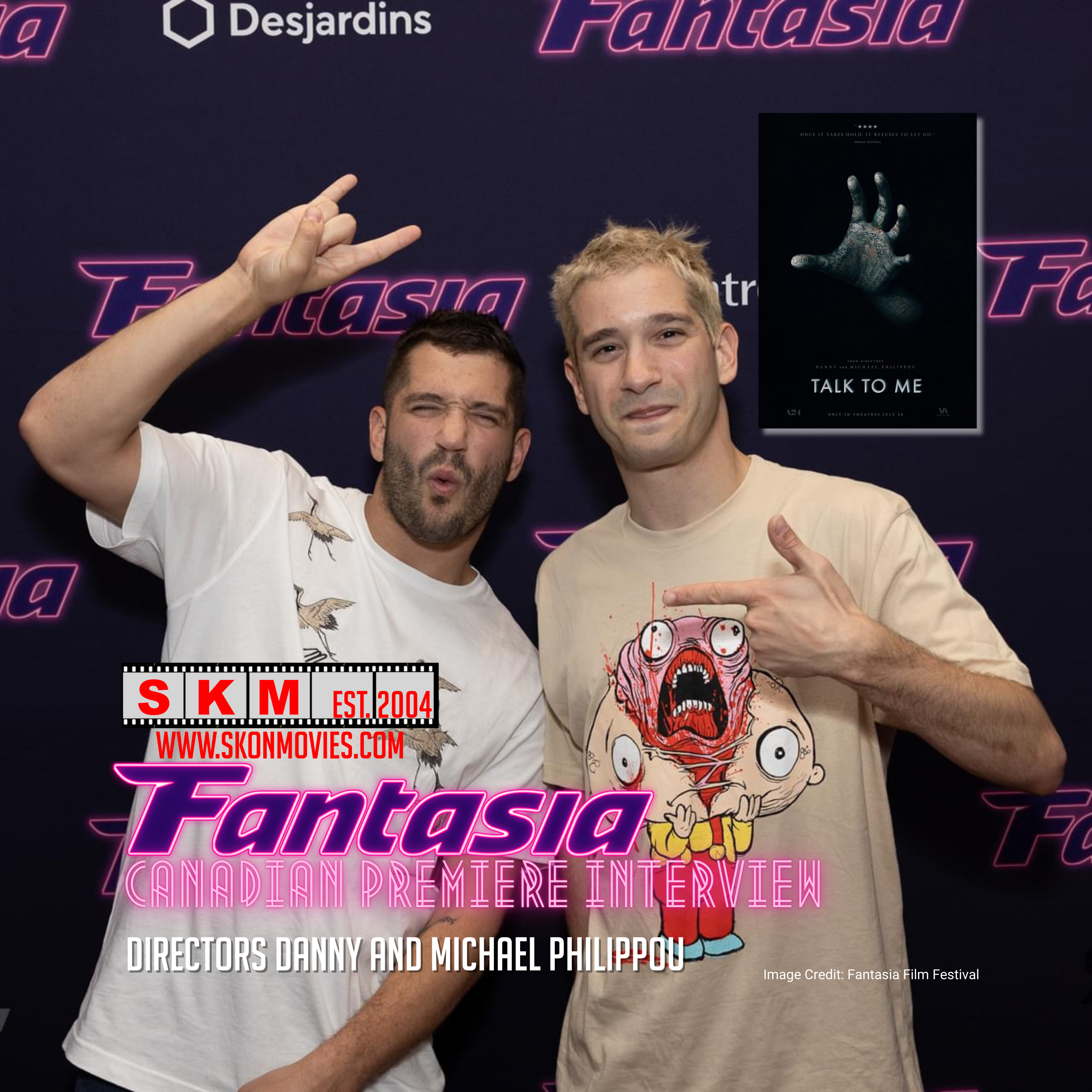⁣Fantasia 2023 – Talk to Me Canadian Premiere Interview with Directors Danny and Michael Philippou