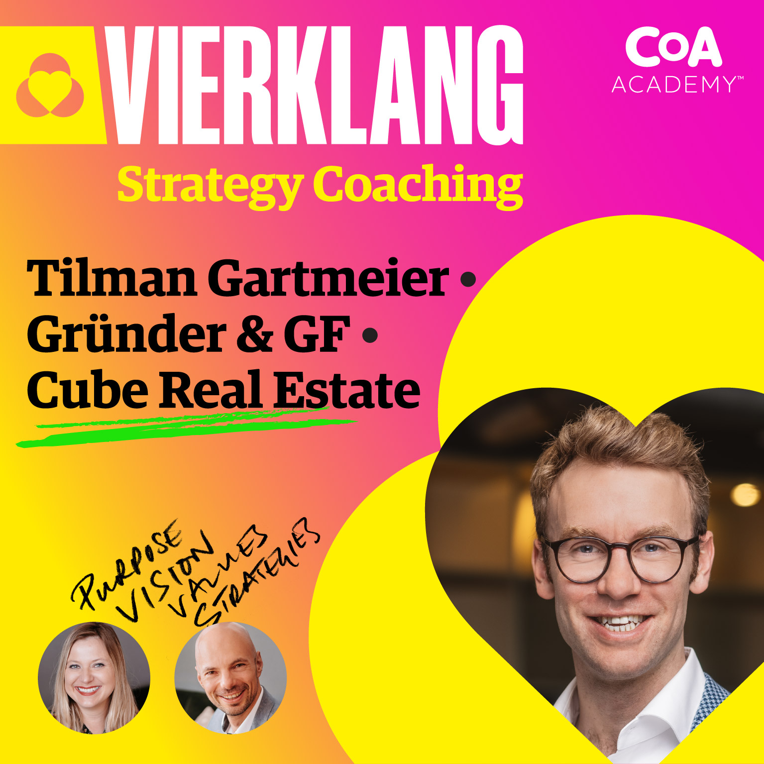 ⁣410 (DE) • VIERKLANG Strategy • Gründer & GF • Tilman Gartmeier • Cube Real Estate