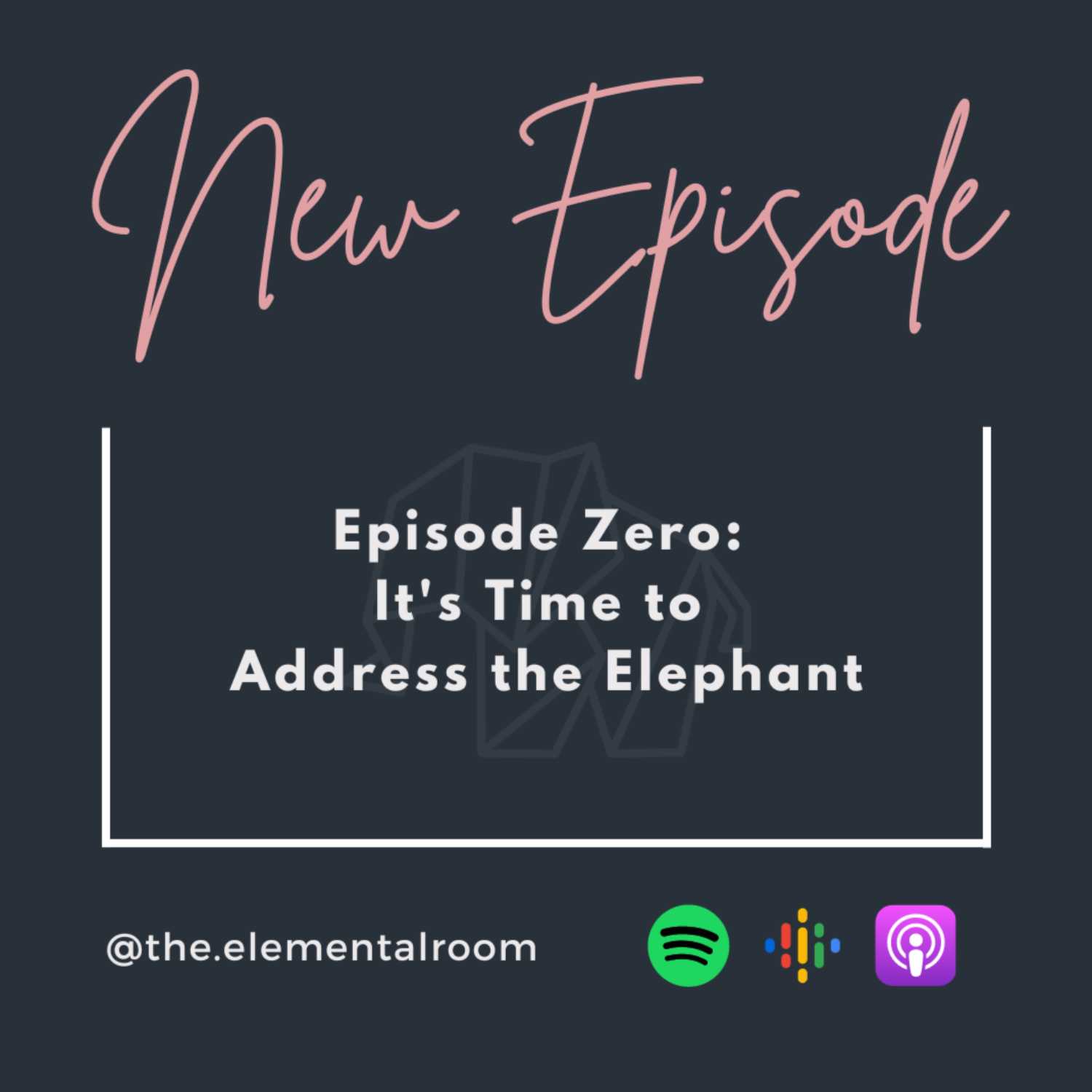 ⁣Episode Zero: It's Time to Address the Elephant