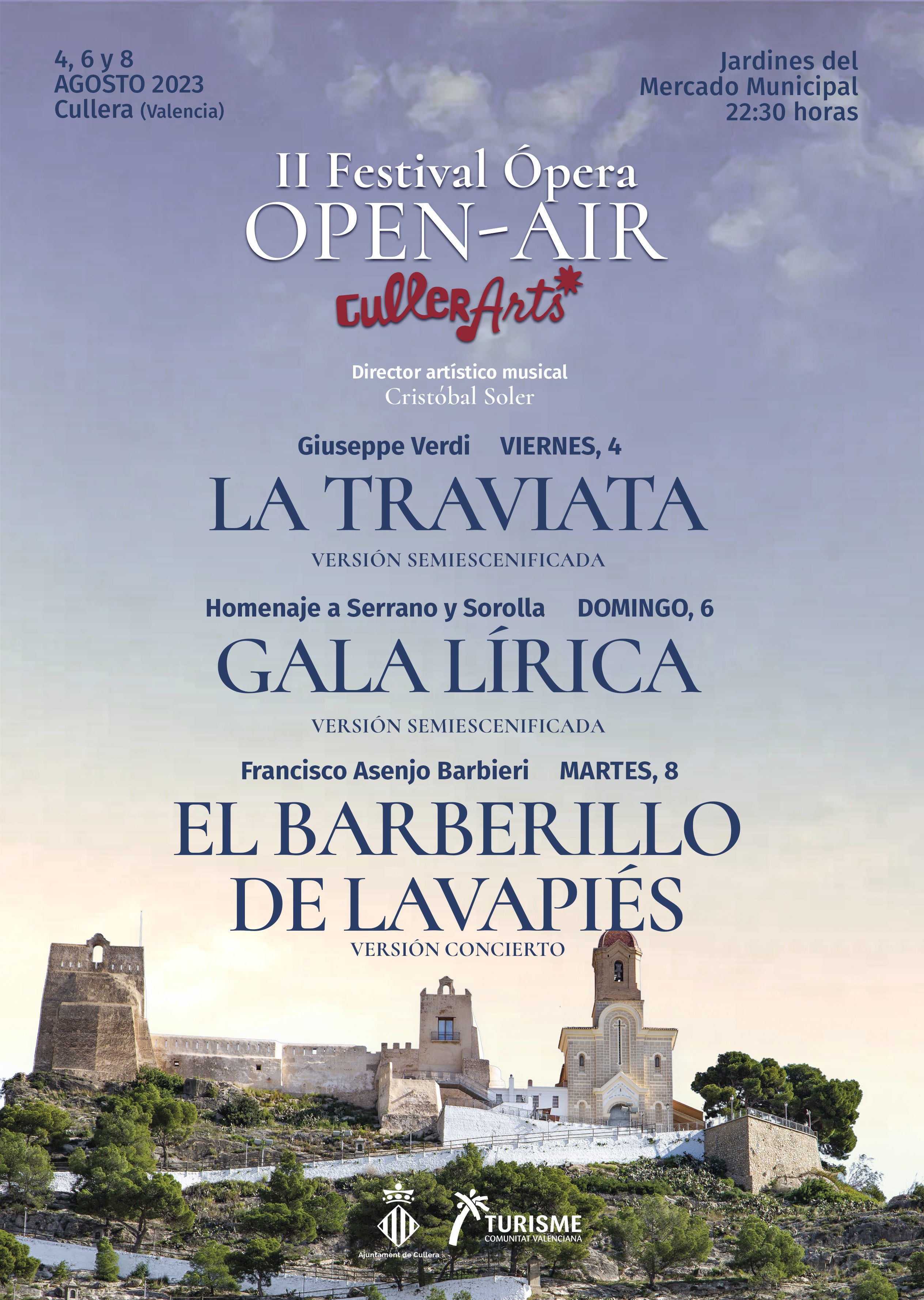 El Ayuntamiento de Cullera celebra la segunda edición del Ópera Open-Air CullerArts