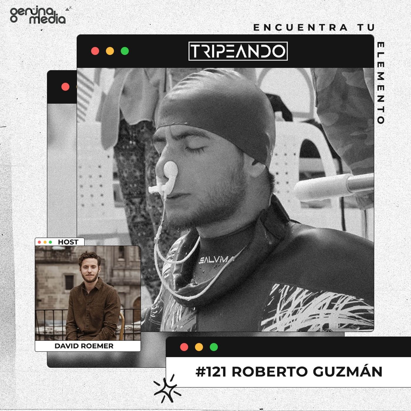 ⁣#121 Roberto Guzmán: Respirando debajo del agua: La meditación detrás del free diving, llegar a 100 metros y sus riesgos, y la importancia de ser graduales en la vida.