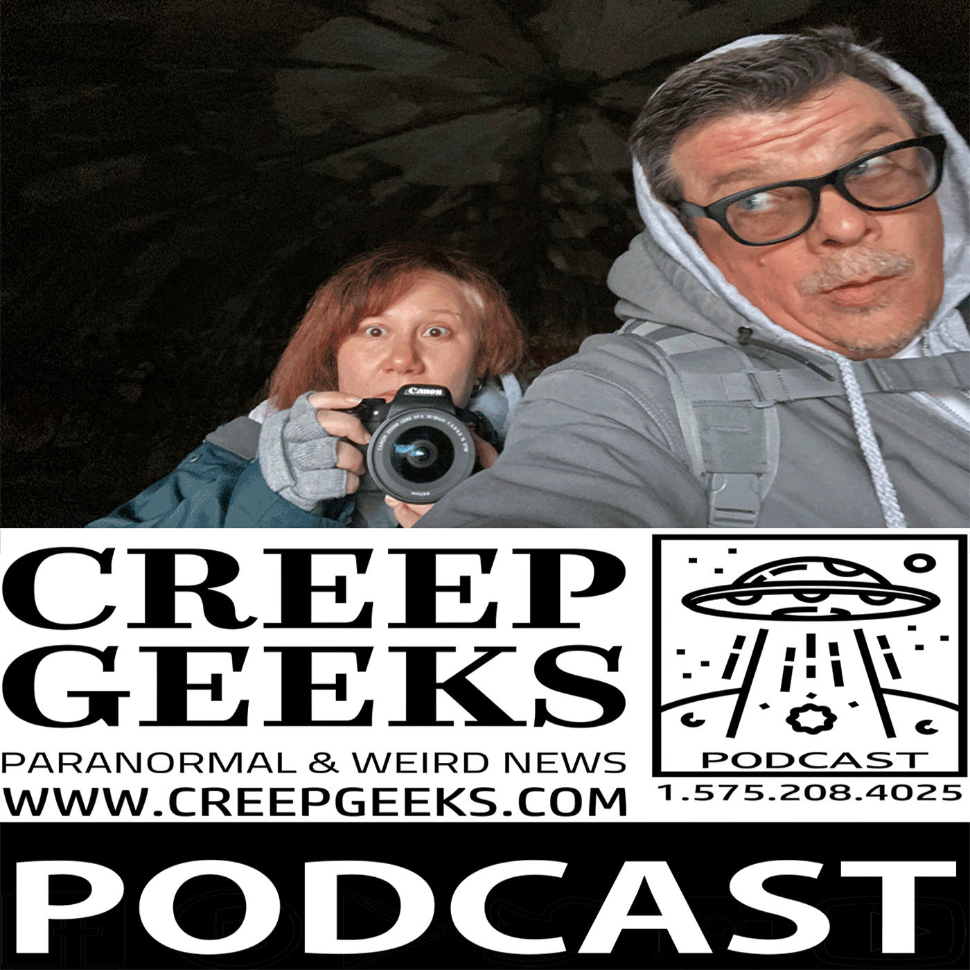 CreepGeeks Paranormal and Weird News Podcast 