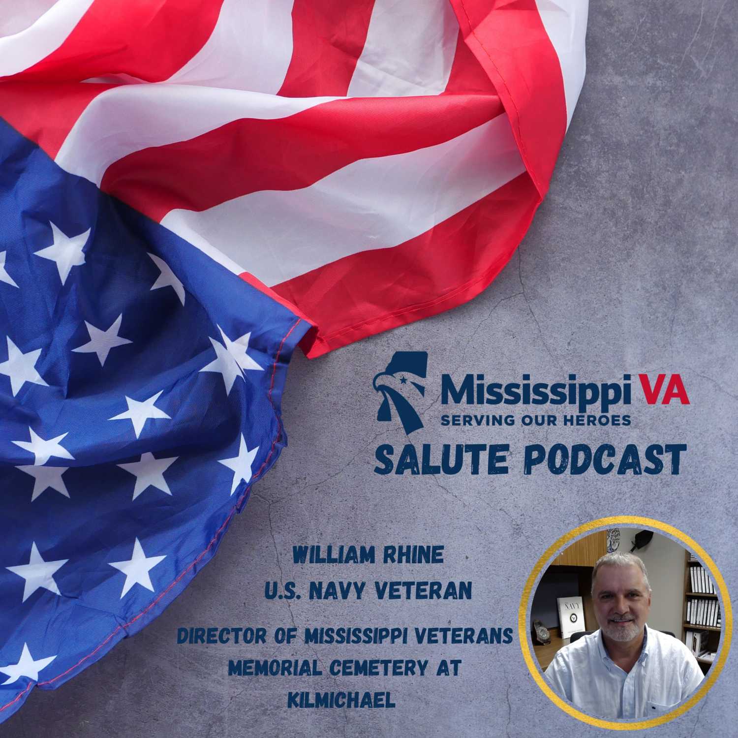 ⁣Mississippi Veterans Memorial Cemeteries featuring William Rhine - Cemetery Director