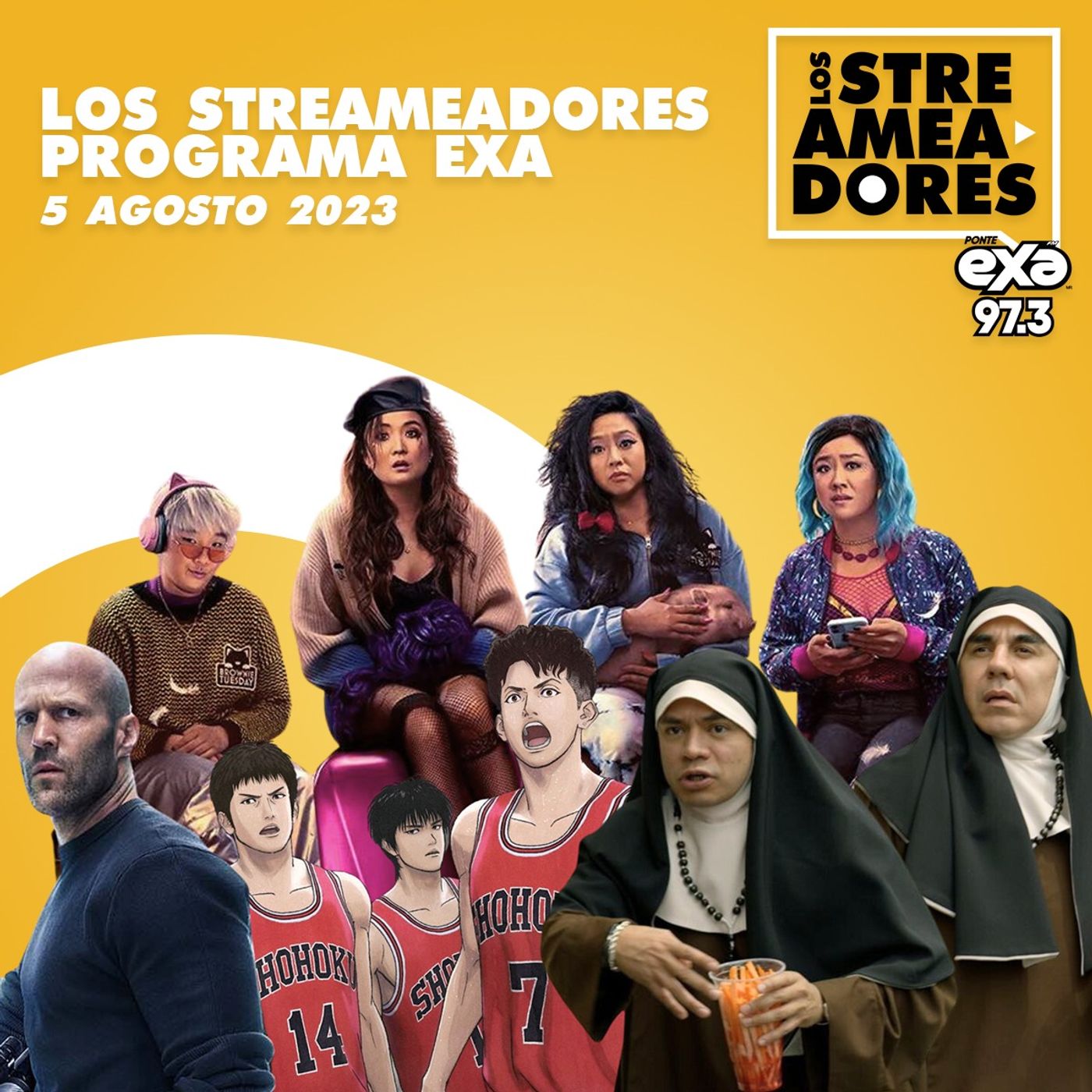 ⁣Locas en Apuros, Megalodón 2 El Gran Abismo, The First Slam Dunk, Divina Señal - LOS STREAMEADORES RADIO - 5 de Agosto 2023