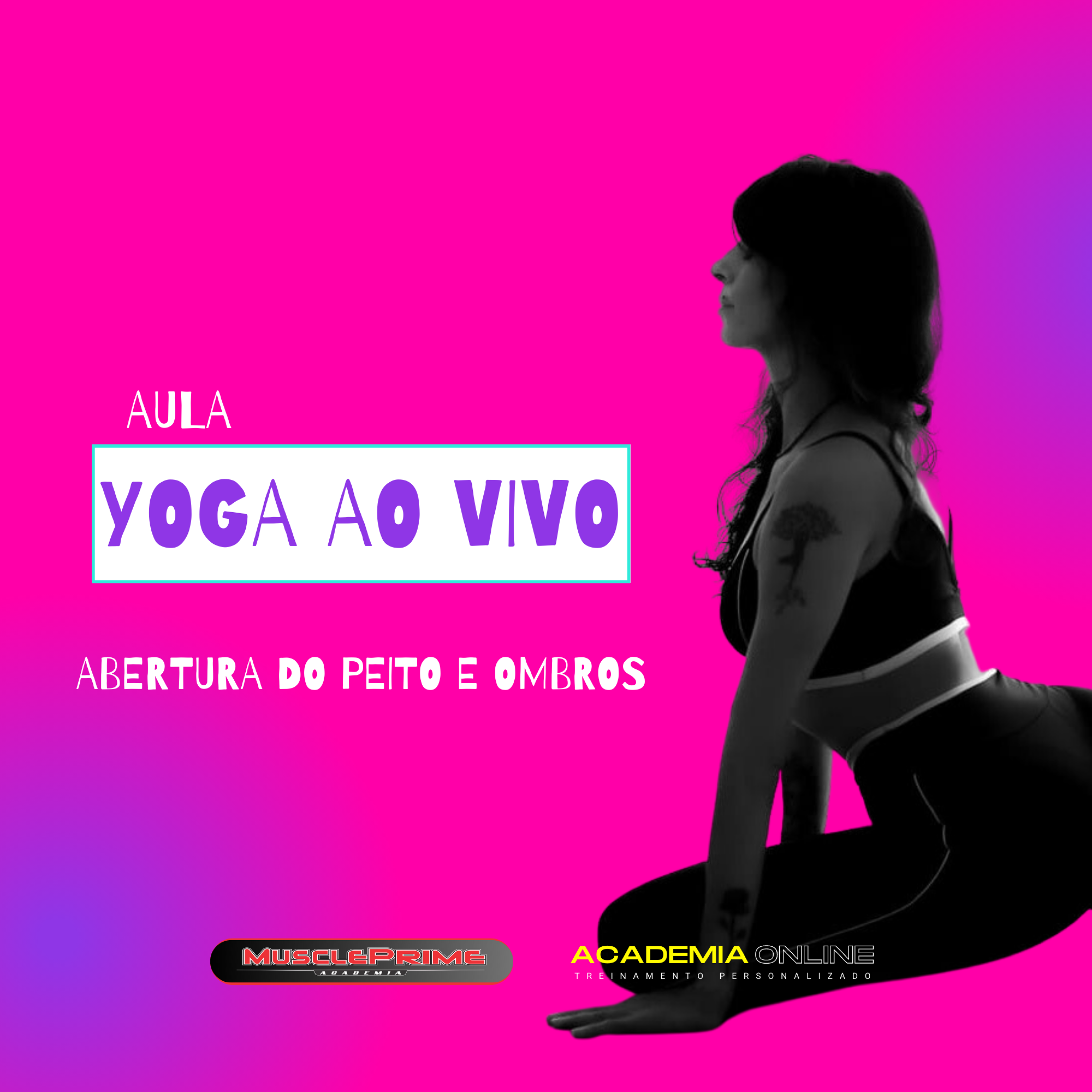 Vinyasa Yoga para abertura do peito e ombros