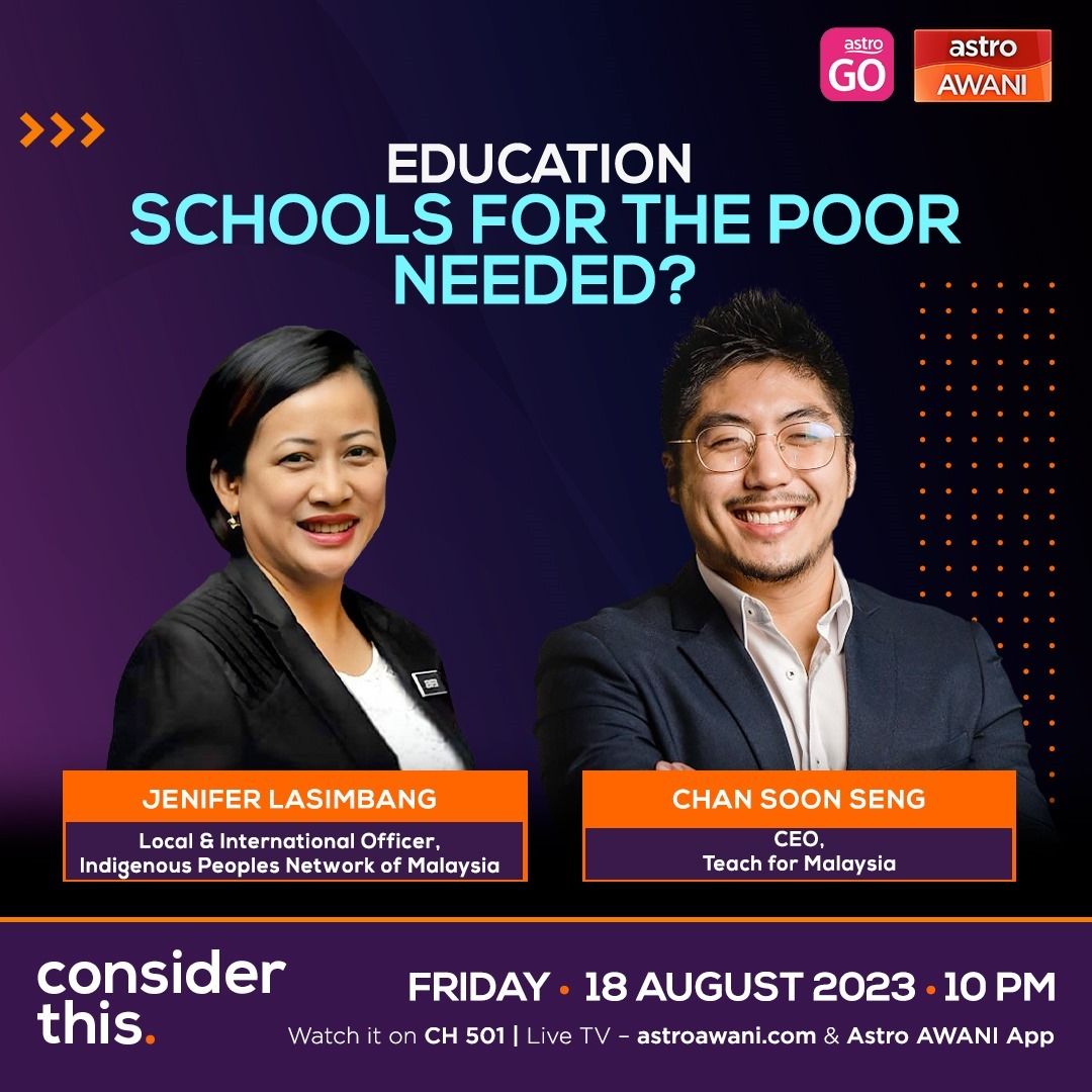 Consider This: Education| Schools For The Poor Needed?