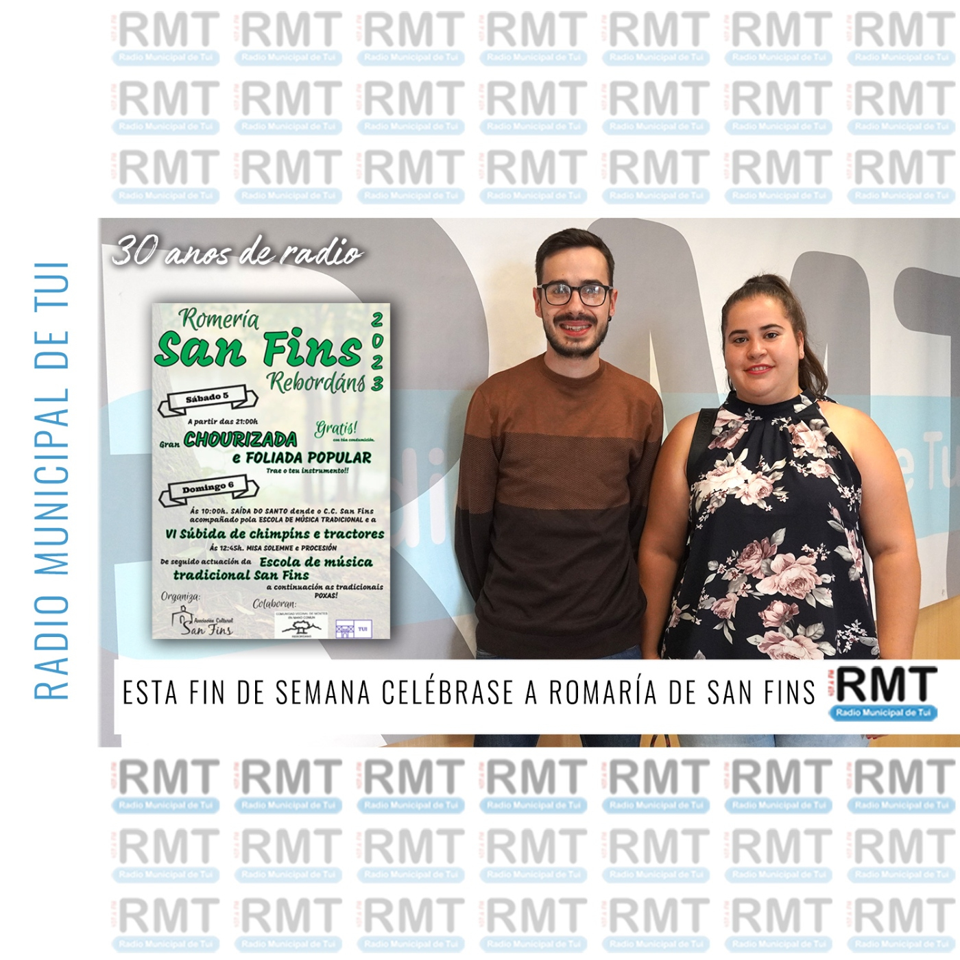 ⁣Ent. Katia Rocha e Jonathan Soliño do Centro Cultural San Fins - Romaría de San Fins 2023