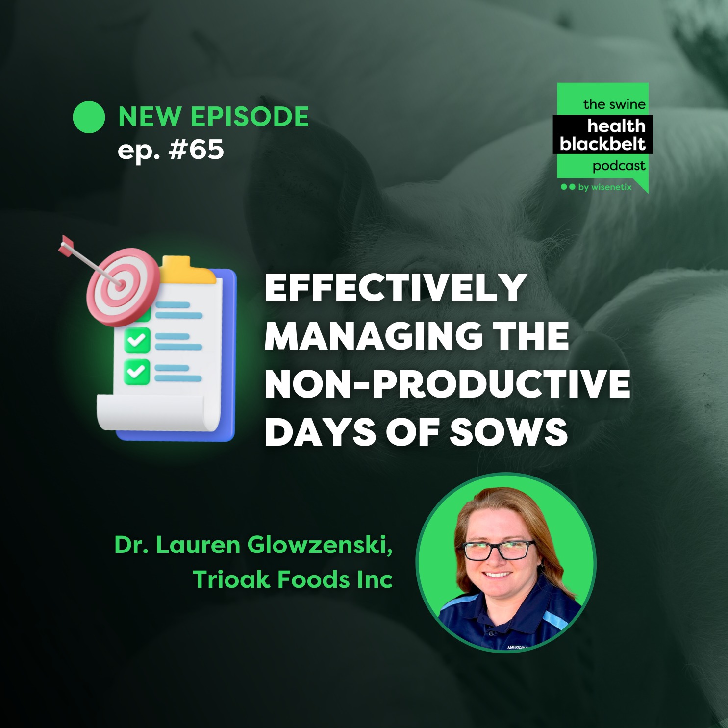 #65 - Effectively managing the non-productive days of sows - Lauren Glowzenski