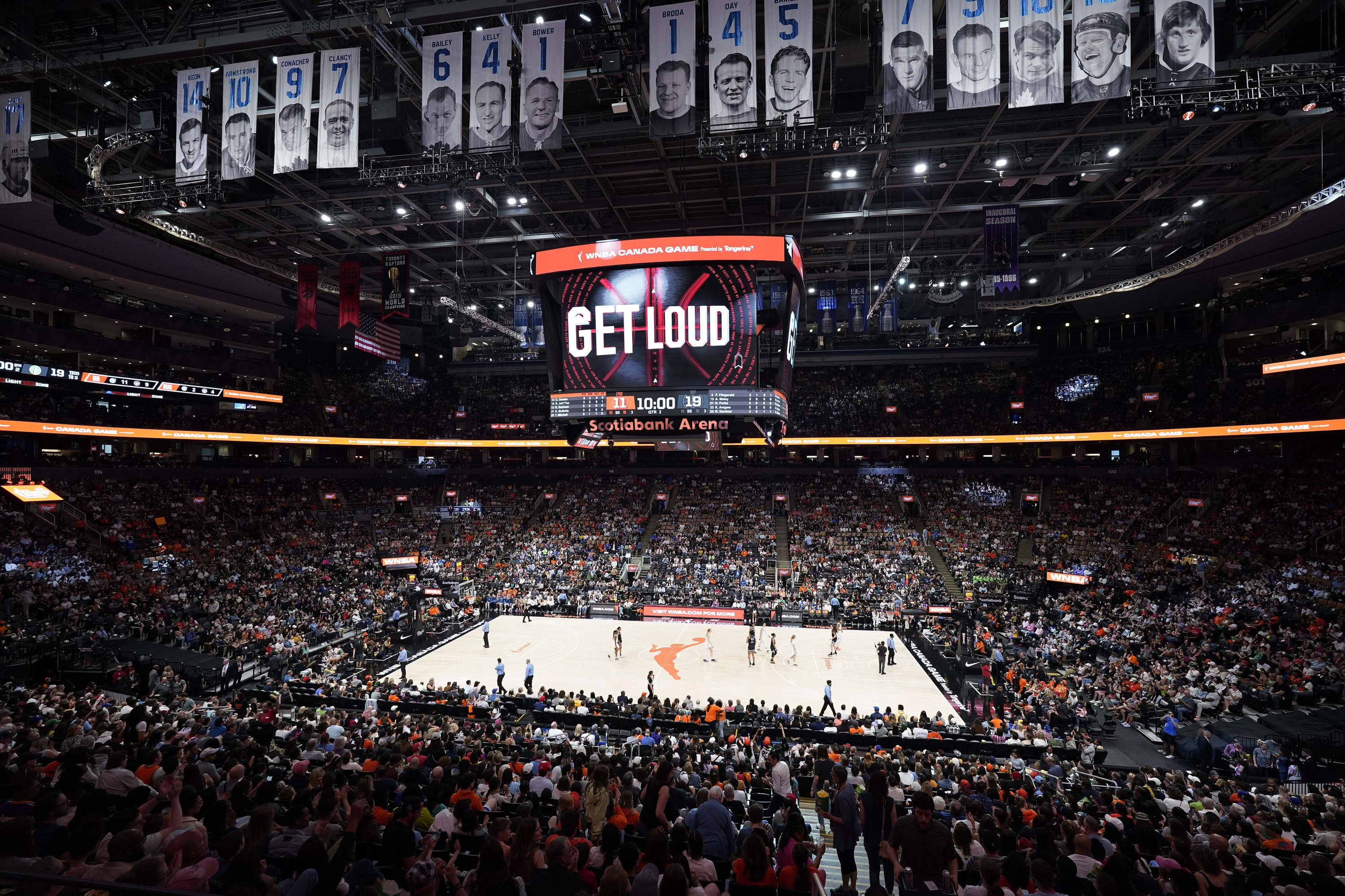 Unruly fans were kicked out ouf of the Lynx game last night