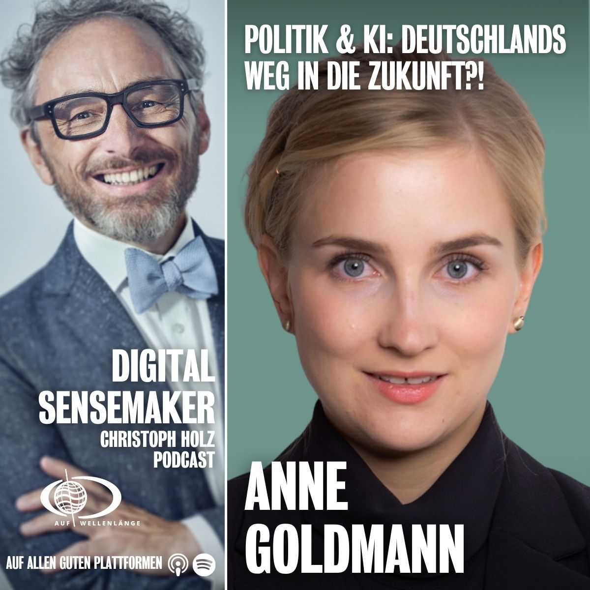 #100 “Politik & KI: Deutschlands Weg in die Zukunft?!” mit Anne Goldmann, Wissenschaftliche Mitarbeiterin am CAIS.