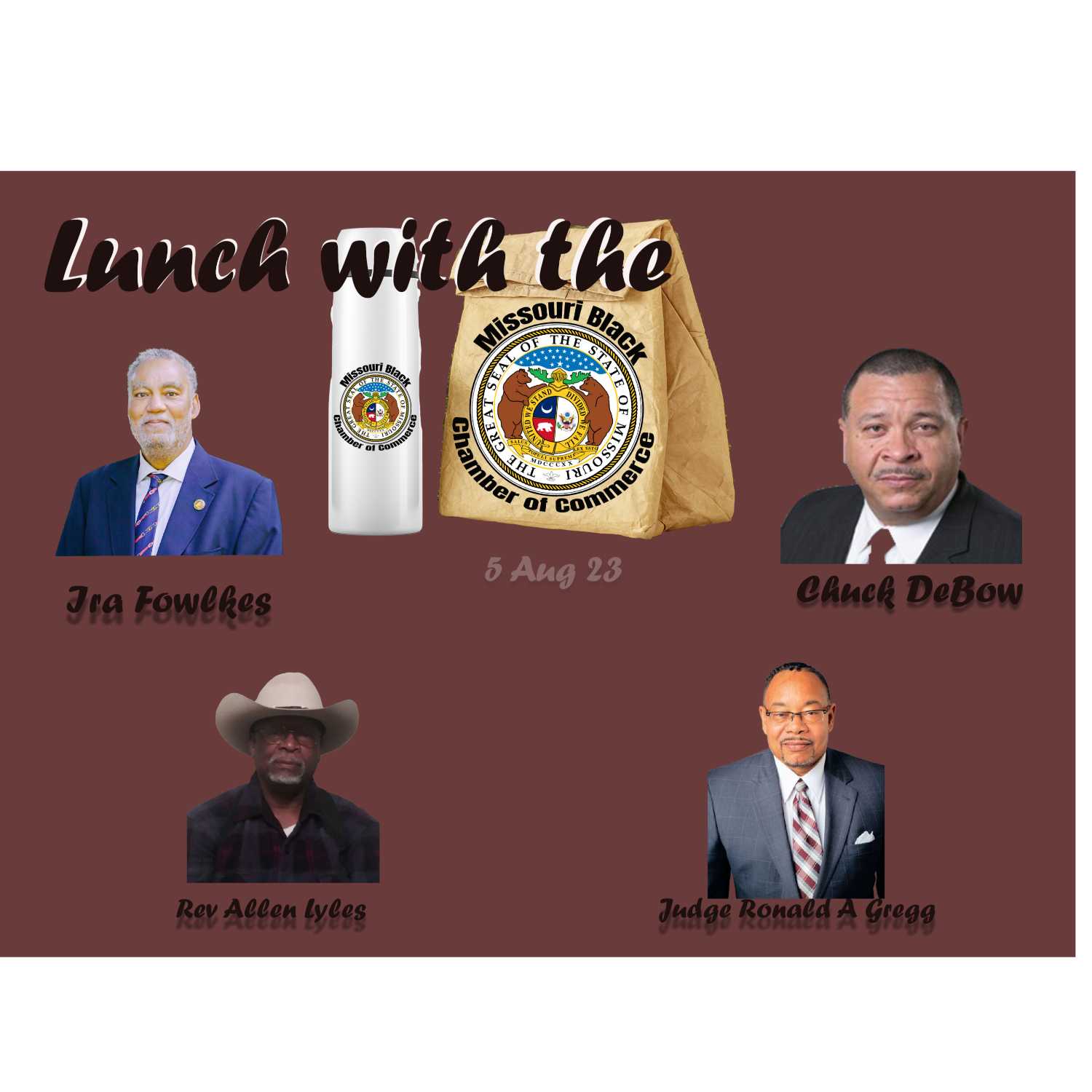 Lunch with the Missouri Black Chamber of Commerce 5 Aug 