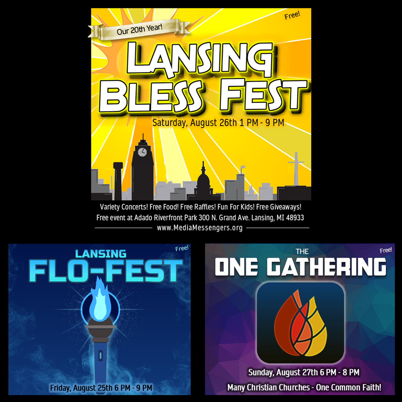 ⁣Flo-Fest, Bless Fest, One Gathering... That's One Big Family Picnic!