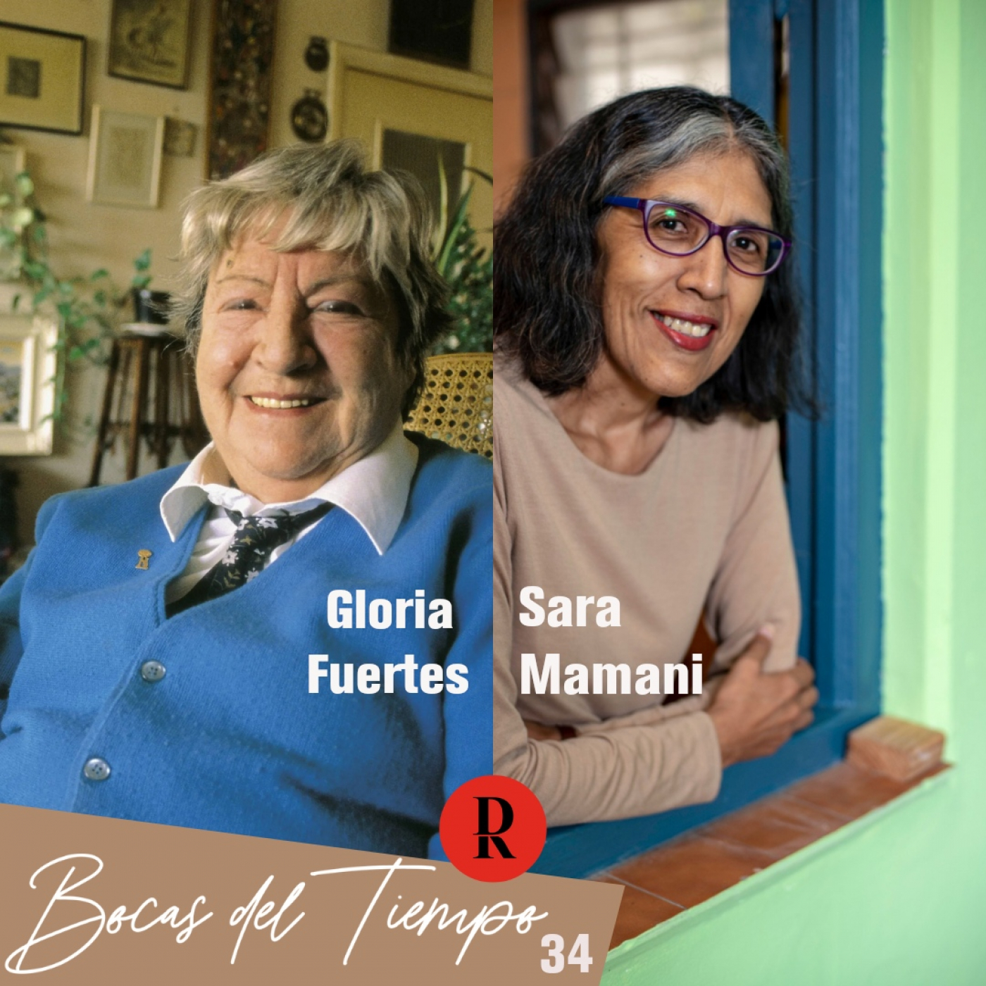 Bocas del tiempo 34 - Gloria Fuertes-Sara Mamani - Restos Diurnos