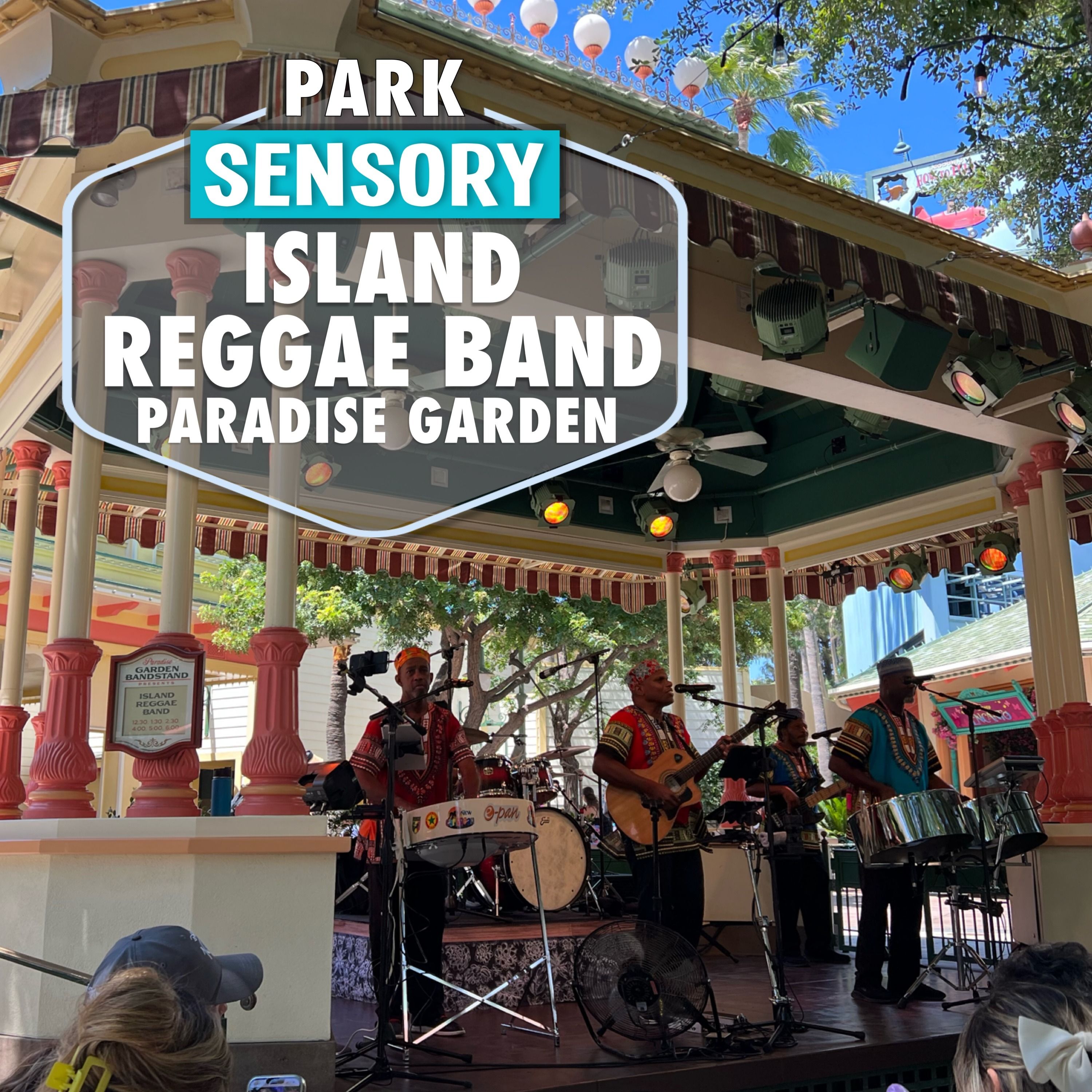 ⁣Paradise Garden Bandstand - Island Reggae Band