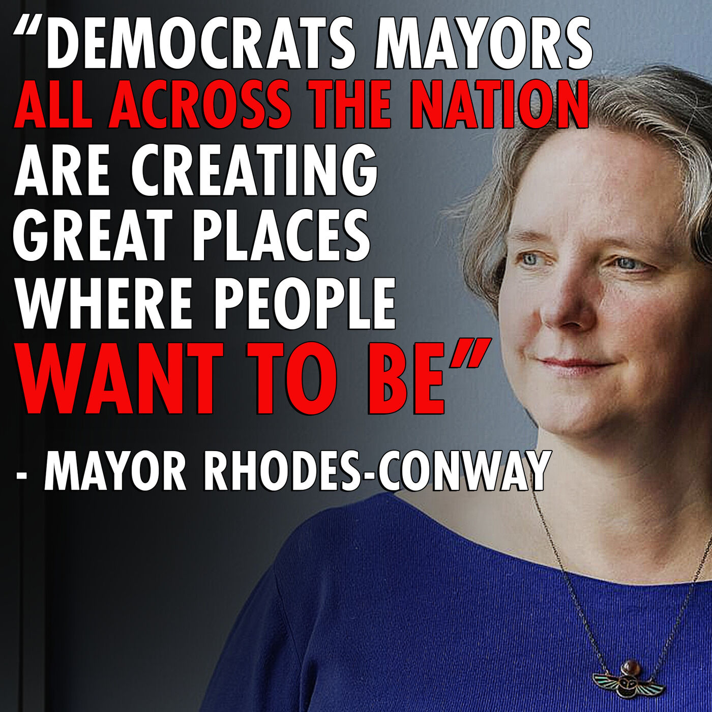 #1,870 - Democratic mayor touts the "success" of blue cities