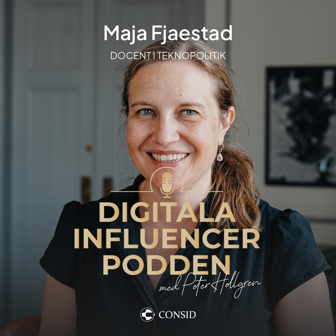 ⁣219. AI-demokraten | Maja Fjaestad, docent i teknopolitik | Teknikutveckling