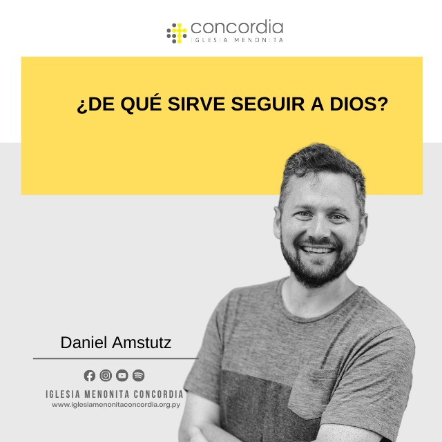 ¿De qué sirve seguir a Dios?