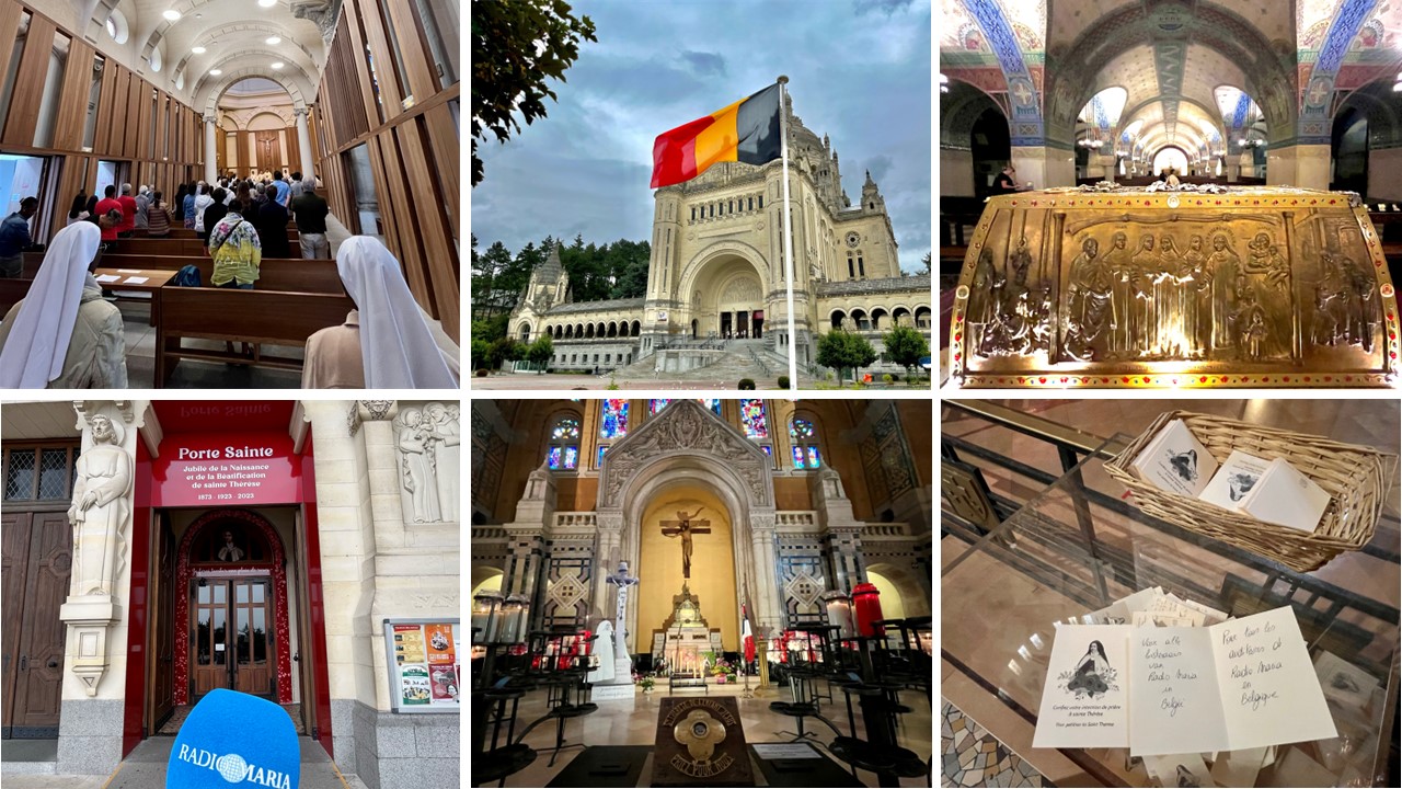 ⁣Pelgrim in eigen land: Laatste aflevering pelgrimstocht Lisieux – Bezoek met ons de basiliek en de relieken van de heilige Thérèse en haar ouders samen met mgr. Micas van Tarbes en Lourdes