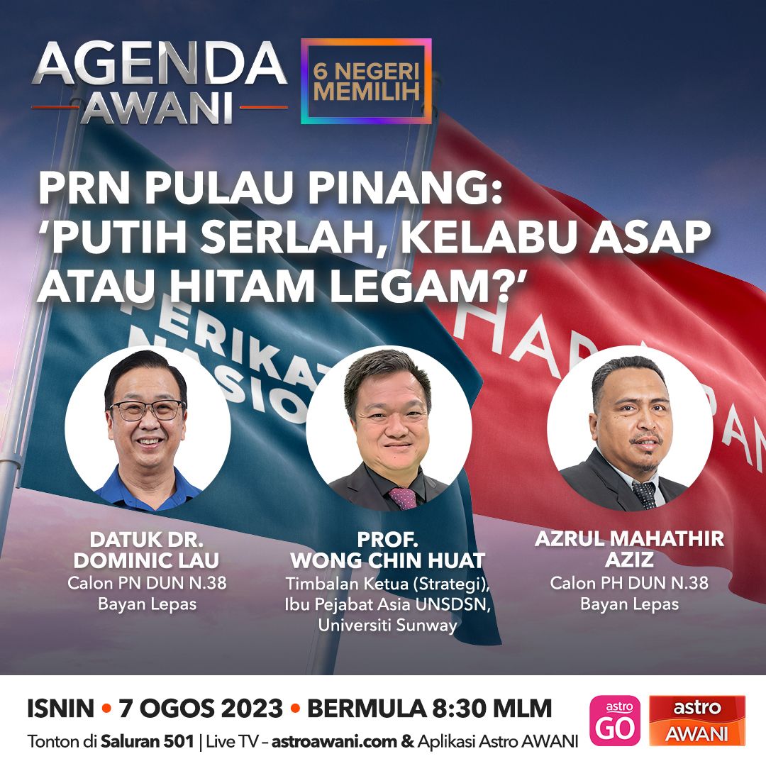 ⁣Agenda AWANI: PRN Pulau Pinang | 'Putih Serlah, Kelabu Asap Atau Hitam Legam?