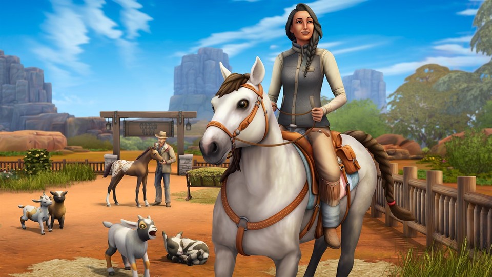 Die Sims 4: Pferderanch Test