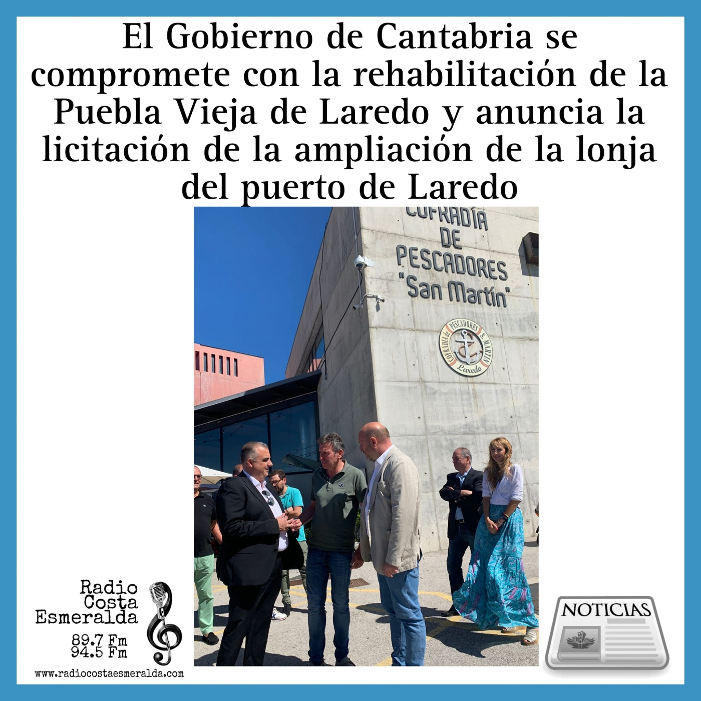 El Gobierno de Cantabria se compromete con la rehabilitación de la Puebla Vieja y anuncia la licitación de la lonja