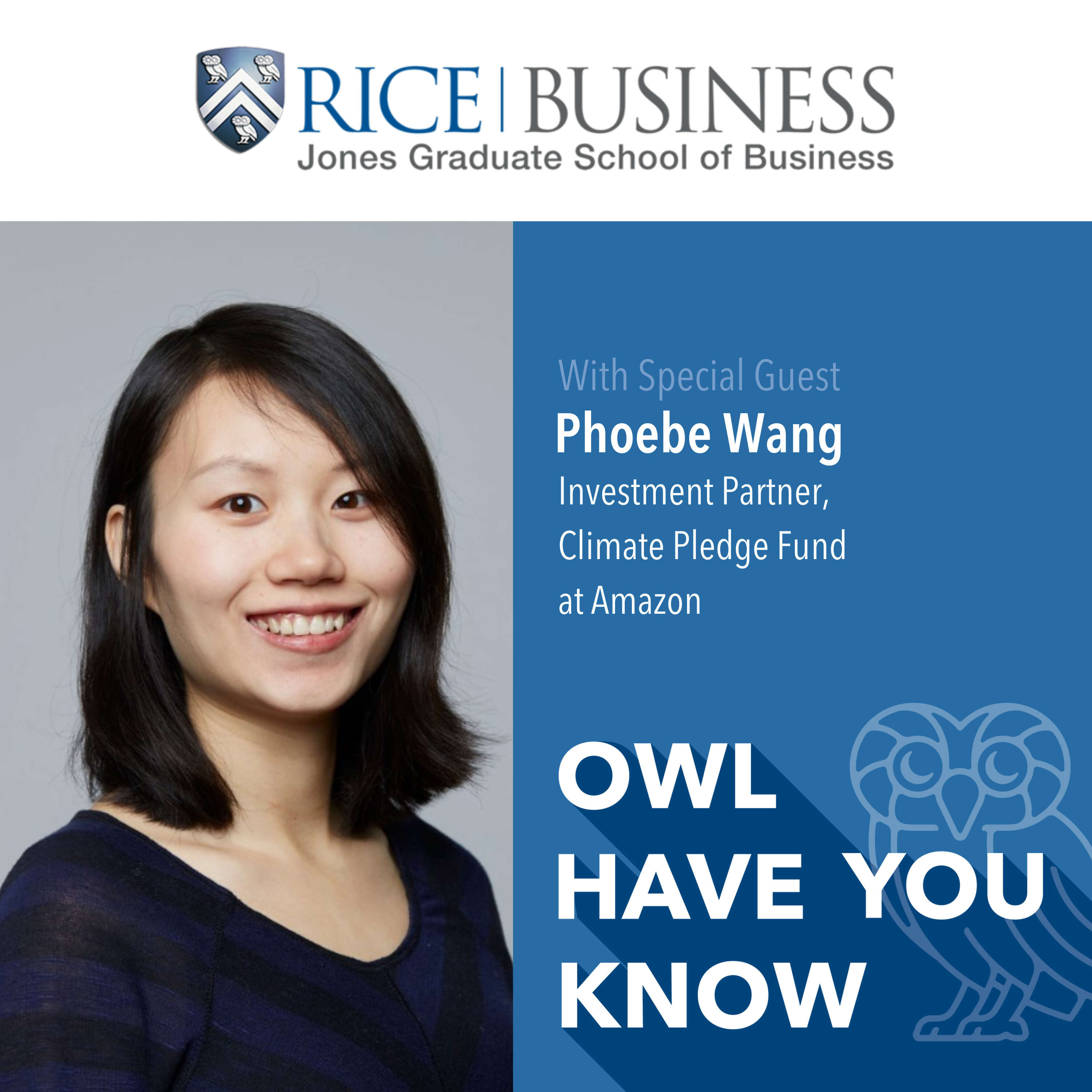 Clean Tech, Climate Change, and the Future of Energy feat. Phoebe Wang FTMBA ’13