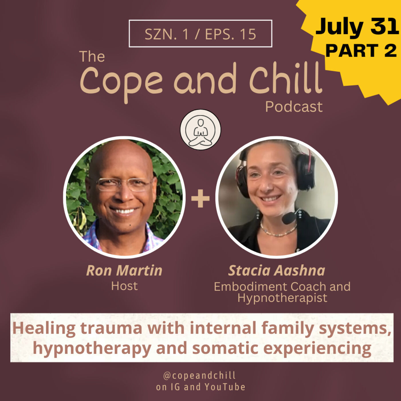 ⁣(Part 2) Healing trauma with internal family systems, hypnotherapy and somatic experiencing