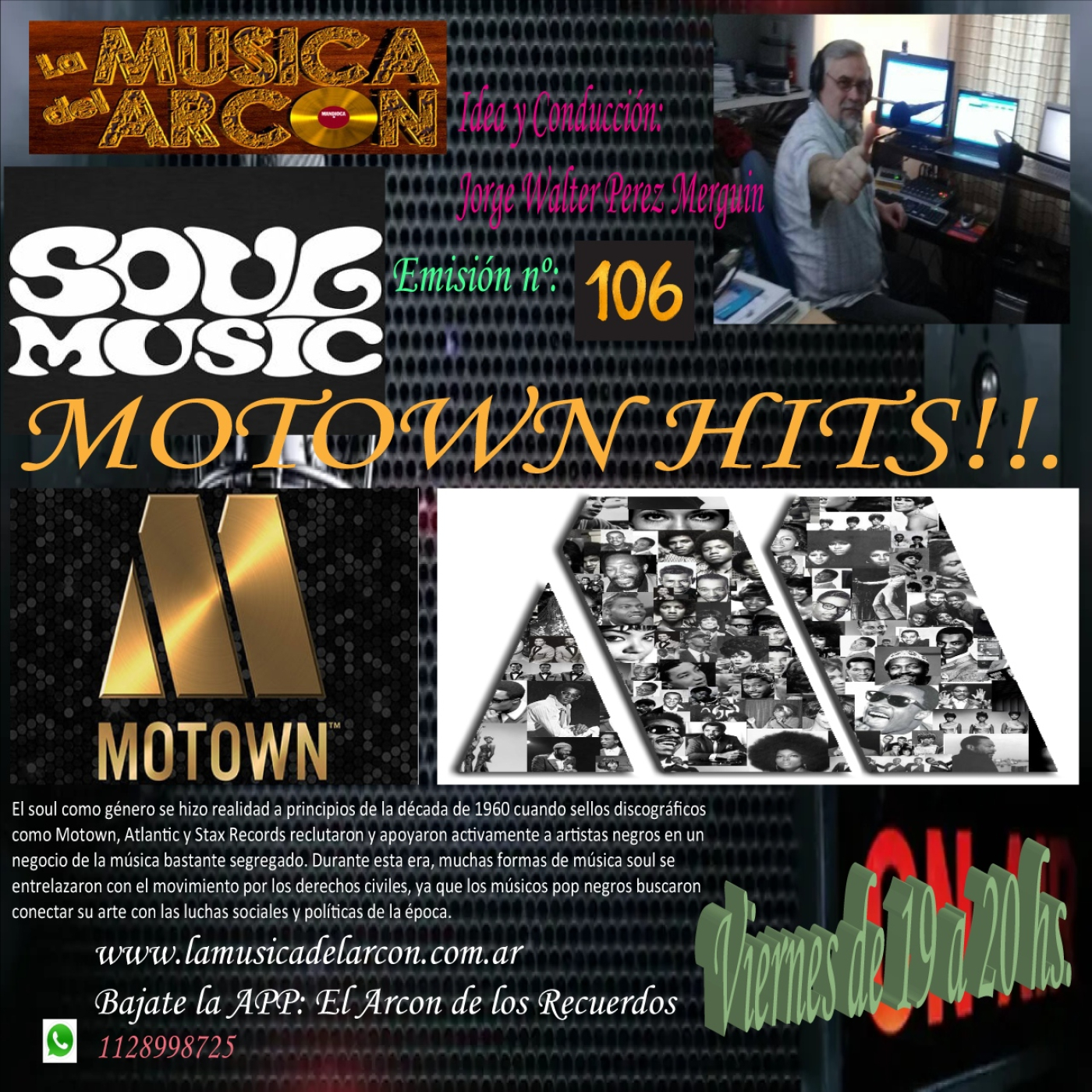 ⁣El Sonido Soul - Emision nº 106 - Motown Lado B - 18-08-2023